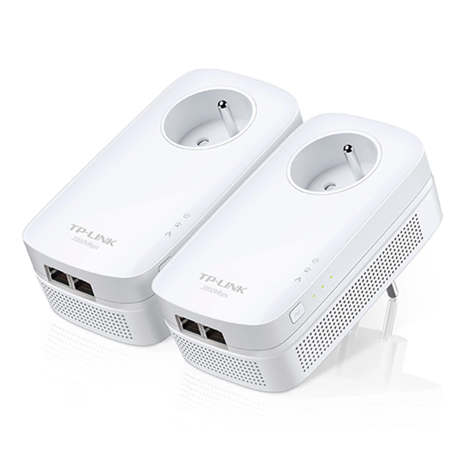 AV2000 2000 Mbit/s Ethernet/LAN Blanc 2 pièce(s)