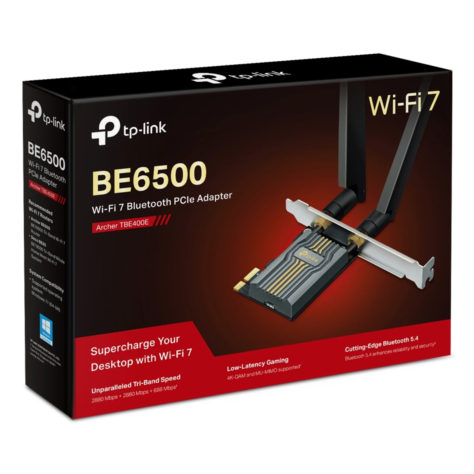 TP-Link BE6500 Interne WLAN / Bluetooth 2880 Mbit/s