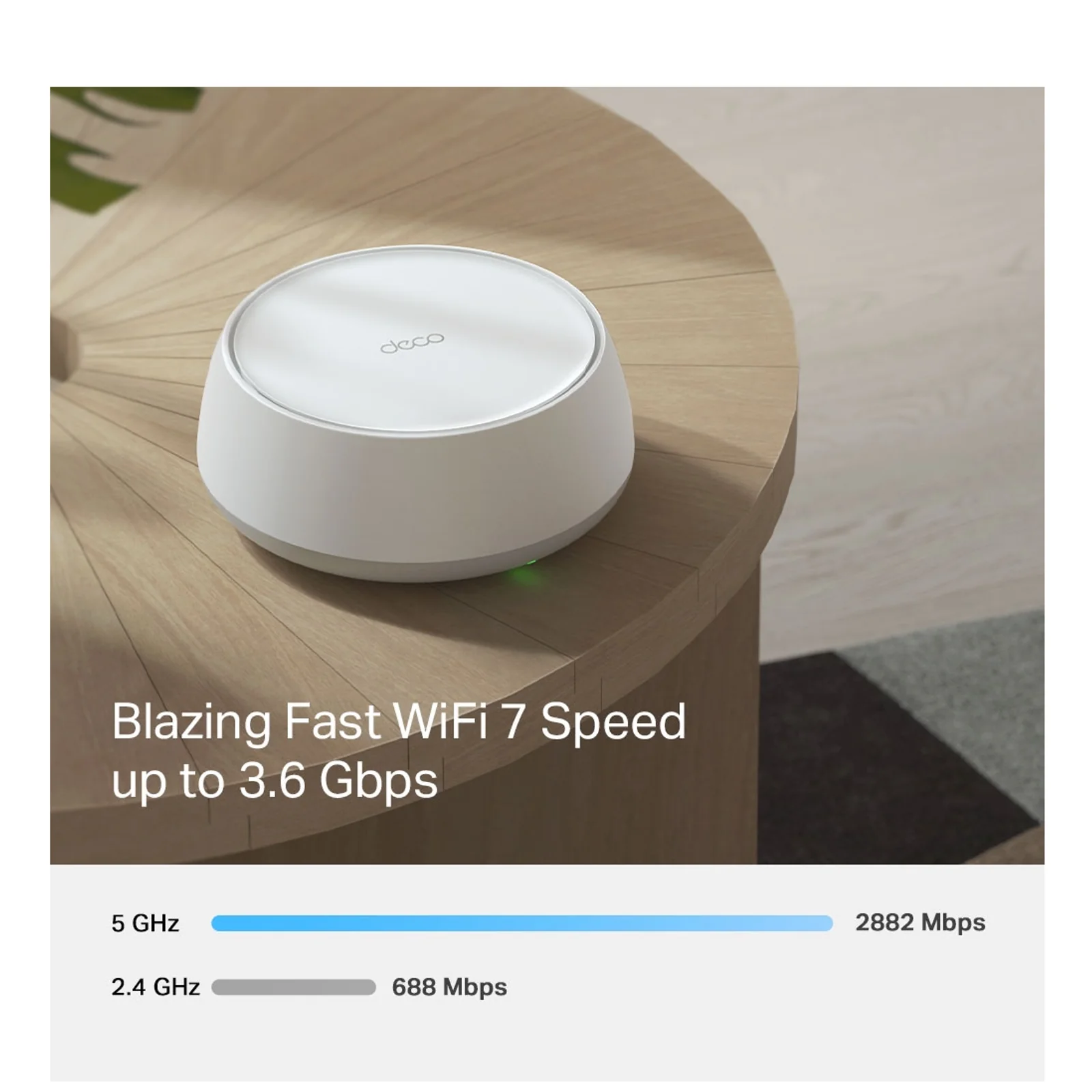 TP-Link DECO BE25(3-PACK) système Wi-Fi maillé Bi-bande (2,4 GHz / 5 GHz) Wi-Fi 7 (802.11be) Blanc 2 Interne