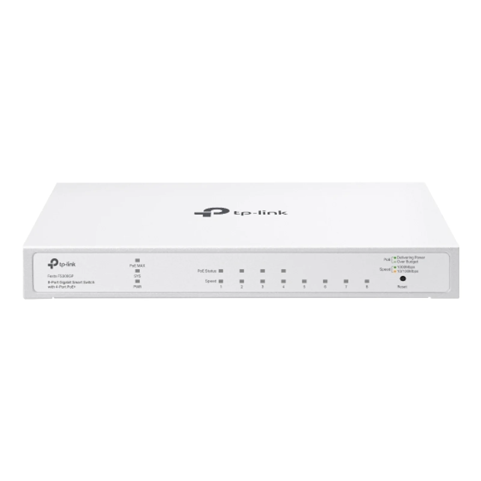 FESTA FS308GP commutateur réseau Géré Gigabit Ethernet (10/100/1000) Connexion Ethernet, supportant l'alimentation via ce port (PoE) Blanc