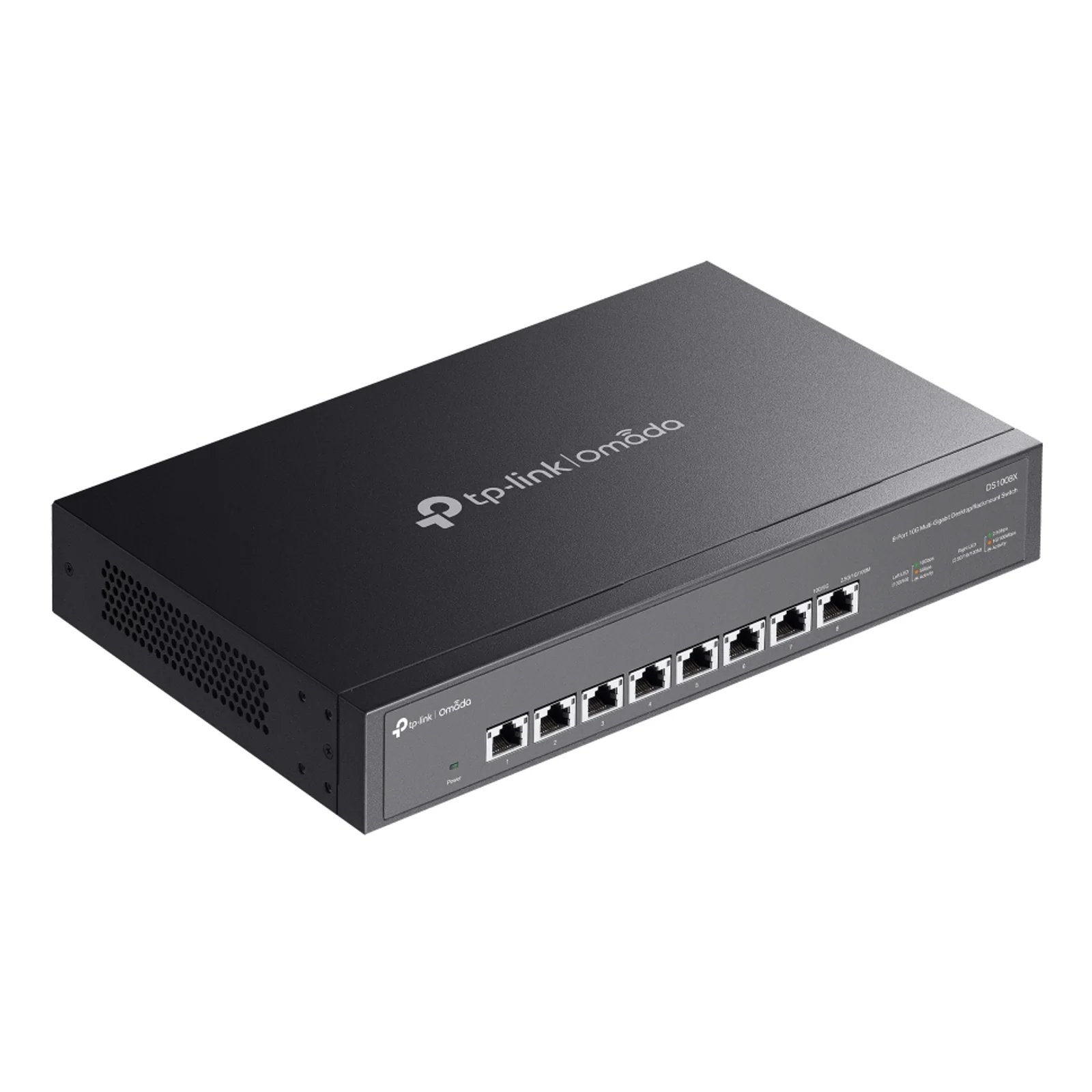 TP-Link Omada DS1008X commutateur réseau Non-géré 10G Ethernet (100/1000/10000) 1U Noir