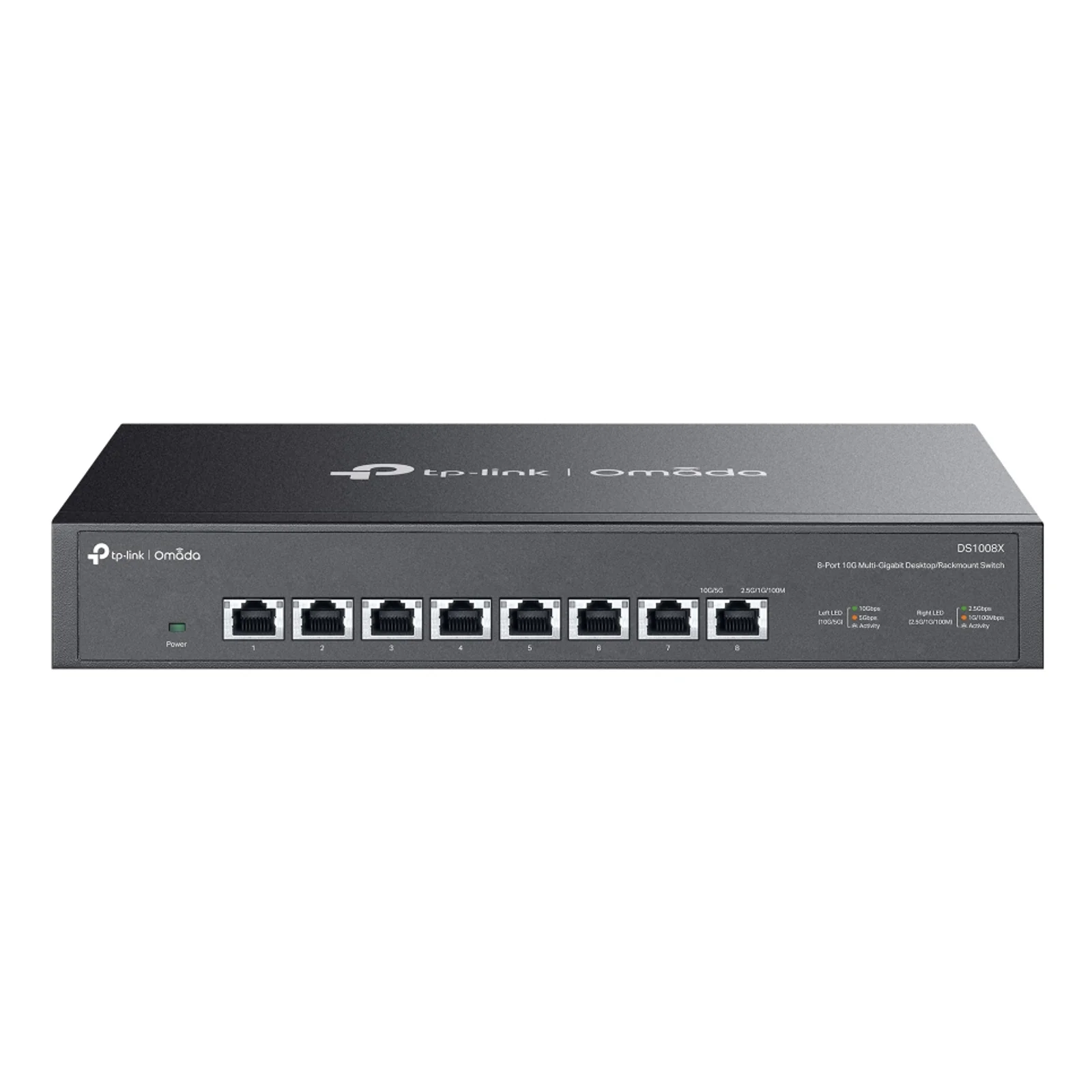 Omada DS1008X commutateur réseau Non-géré 10G Ethernet (100/1000/10000) 1U Noir