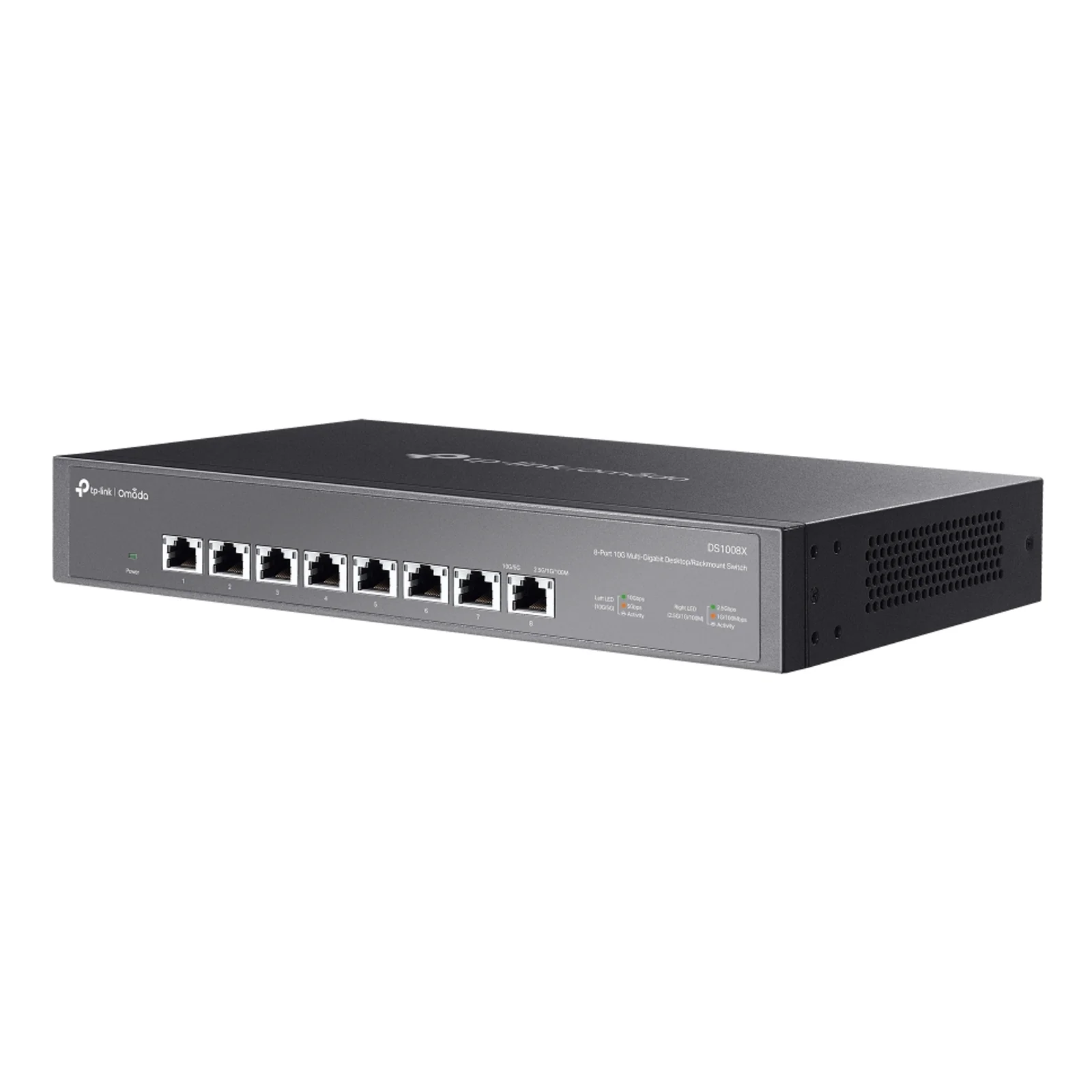 TP-Link Omada DS1008X commutateur réseau Non-géré 10G Ethernet (100/1000/10000) 1U Noir