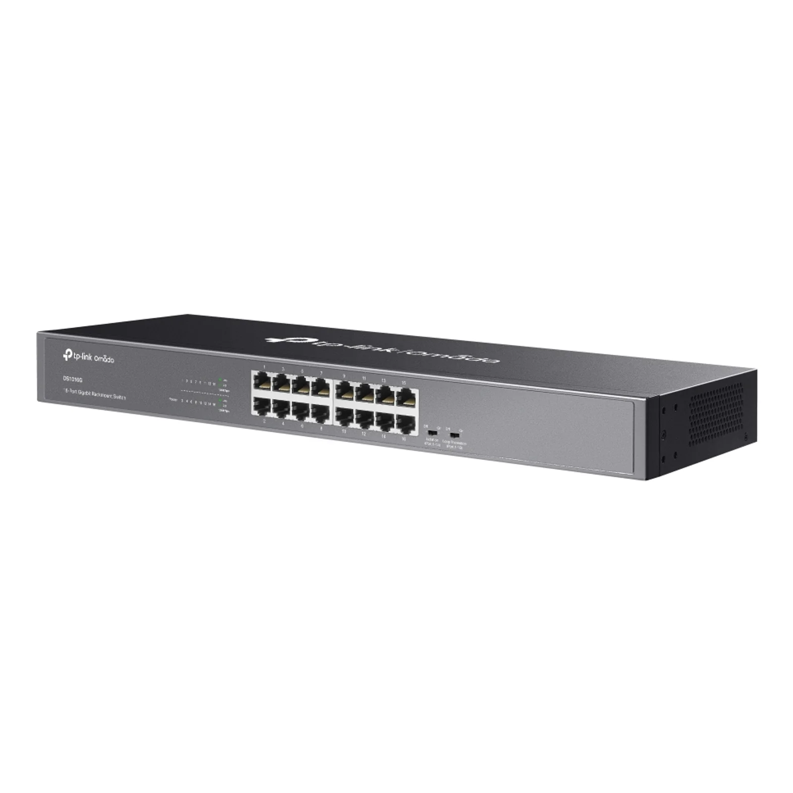 TP-Link Omada DS1016G commutateur réseau Non-géré Gigabit Ethernet (10/100/1000) 1U Noir