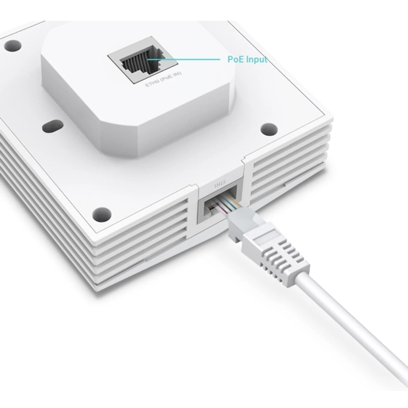TP-Link Omada EAP650-Wall 3000 Mbit/s Blanc Connexion Ethernet, supportant l'alimentation via ce port (PoE)