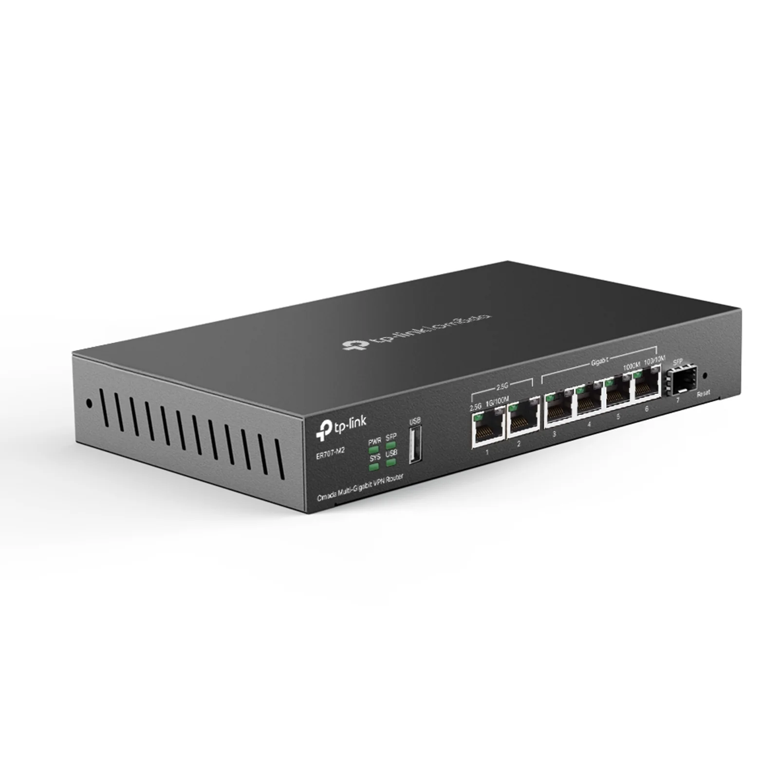 TP-Link Omada ER707-M2 Routeur connecté 2.5 Gigabit Ethernet, Fast Ethernet, Gigabit Ethernet Noir