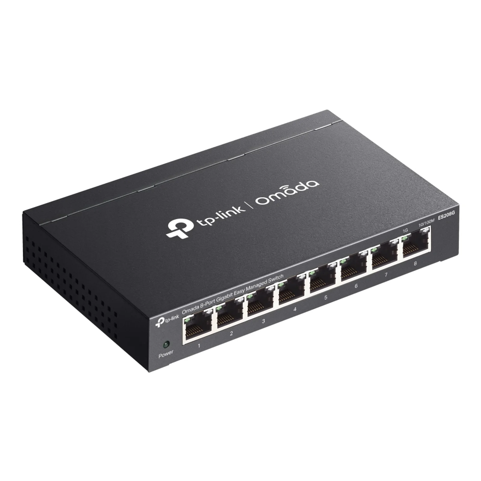 TP-Link Omada ES208G commutateur réseau Géré L2 Gigabit Ethernet (10/100/1000) Noir