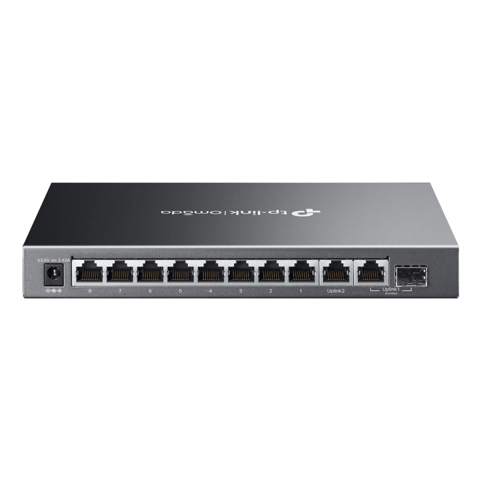 TP-Link Omada ES210GMP commutateur réseau Géré Gigabit Ethernet (10/100/1000) Connexion Ethernet, supportant l'alimentation via ce port (PoE) Noir