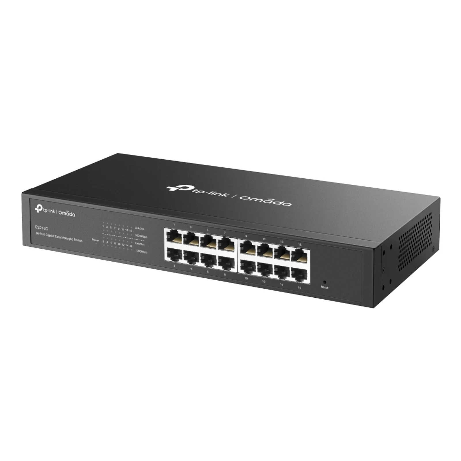 TP-Link Omada ES216G commutateur réseau Géré L2 Gigabit Ethernet (10/100/1000) Noir