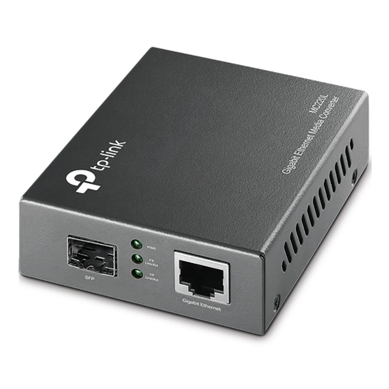 Omada MC220L convertisseur de support réseau 1000 Mbit/s Multimode, Monomode Noir