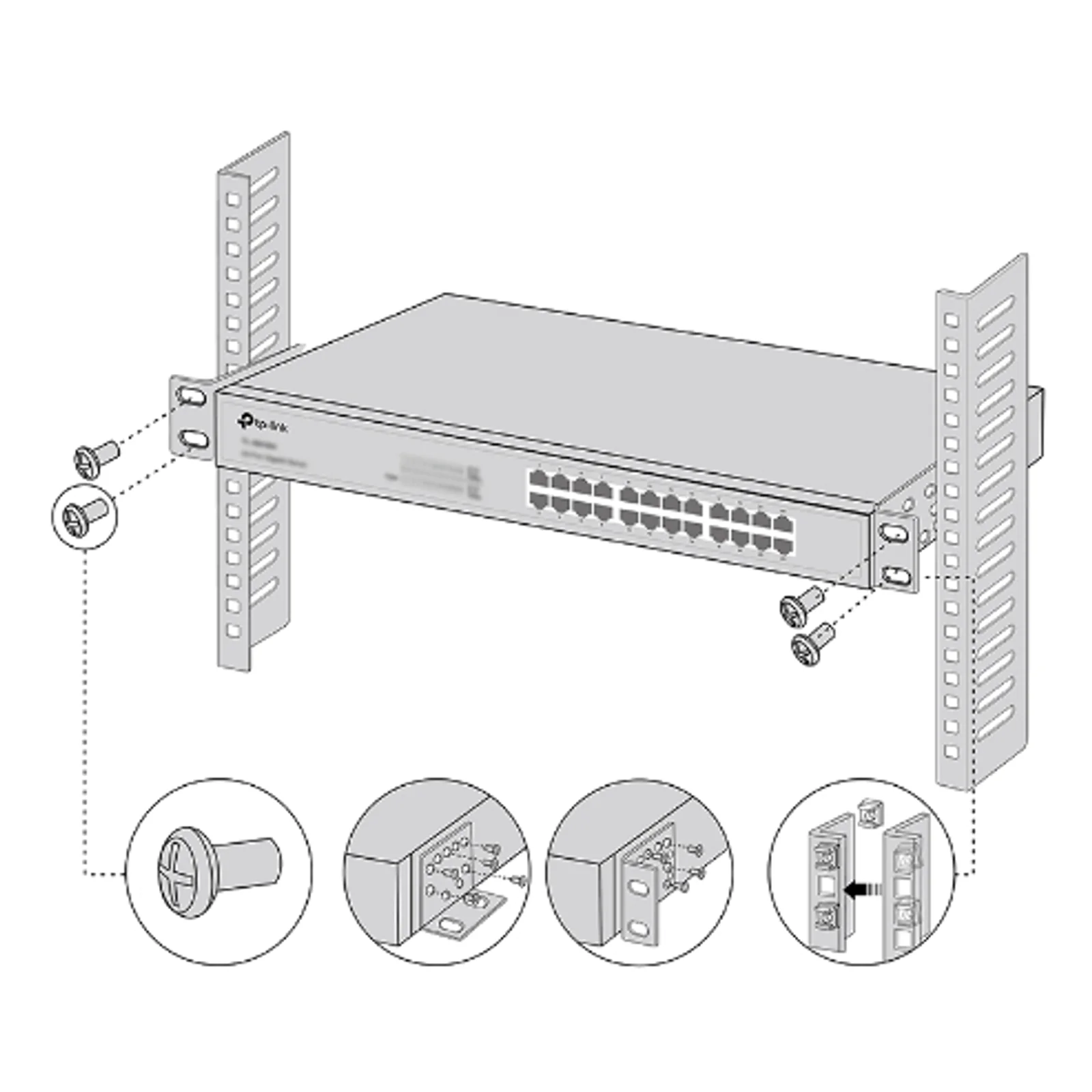 TP-Link Omada RackMount Kit-19 Kit de montage