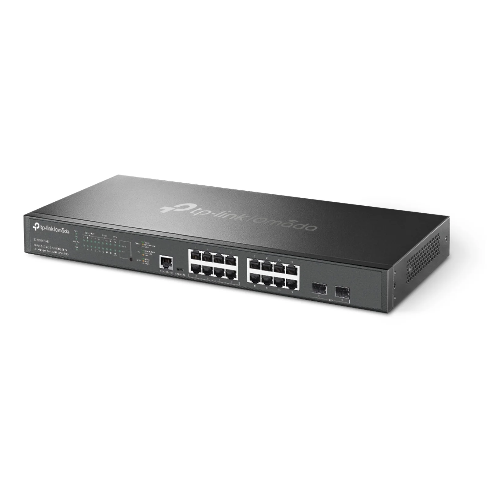 TP-Link Omada SG3218XP-M2 commutateur réseau Géré L2+ 2.5G Ethernet (100/1000/2500) Connexion Ethernet, supportant l'alimentation via ce port (PoE) 1U Noir