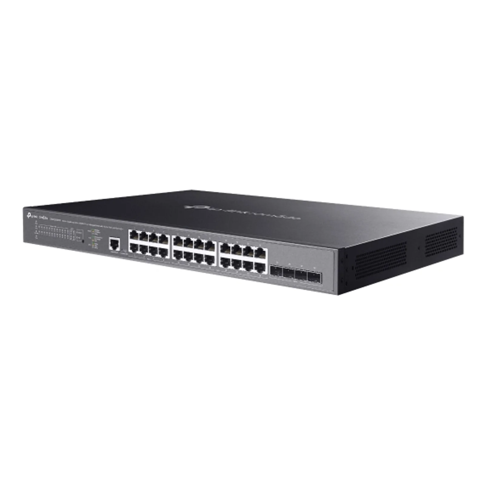 TP-Link Omada SG3428XMPP commutateur réseau Géré L2+ Gigabit Ethernet (10/100/1000) Connexion Ethernet, supportant l'alimentation via ce port (PoE) 1U Noir