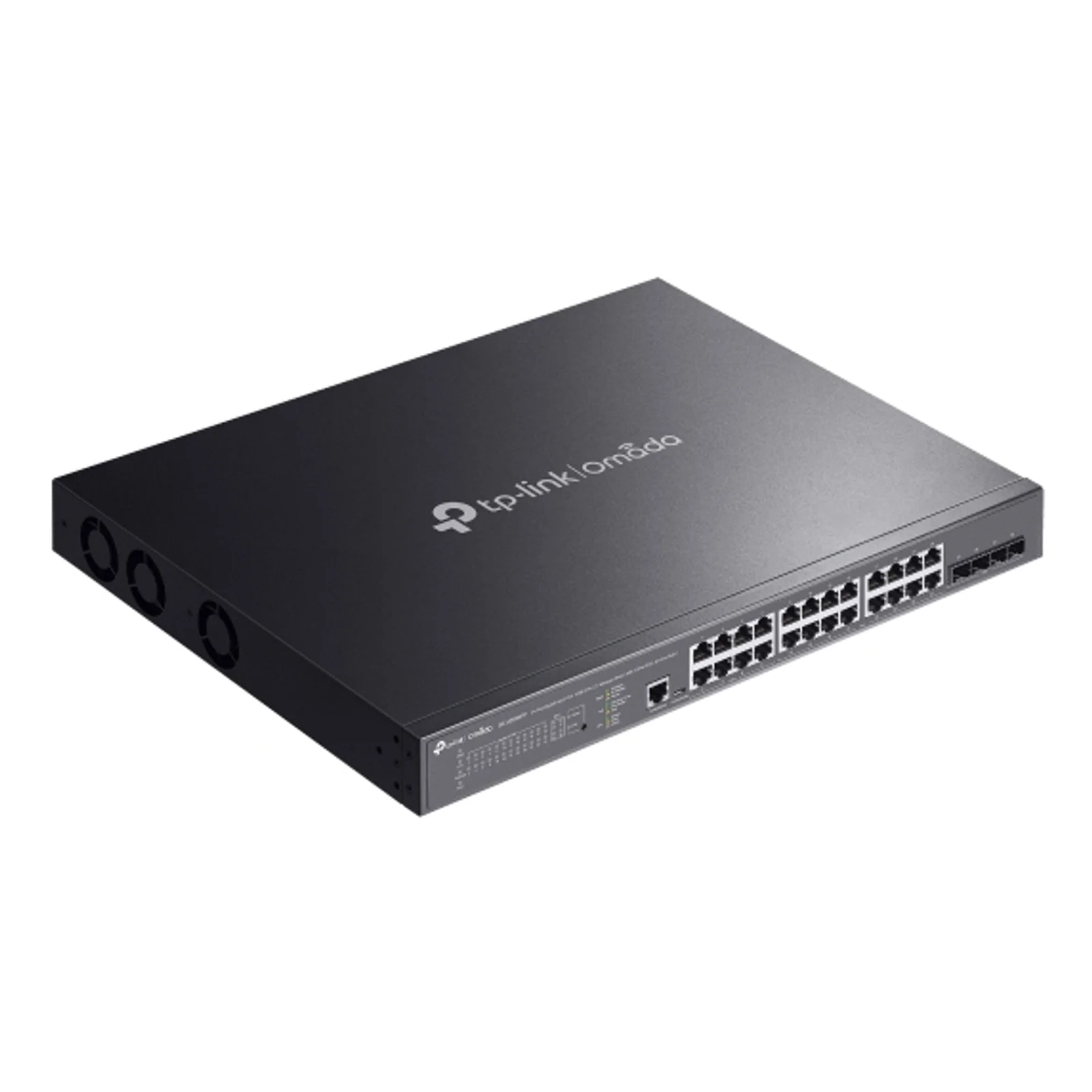 TP-Link Omada SG3428XMPP commutateur réseau Géré L2+ Gigabit Ethernet (10/100/1000) Connexion Ethernet, supportant l'alimentation via ce port (PoE) 1U Noir