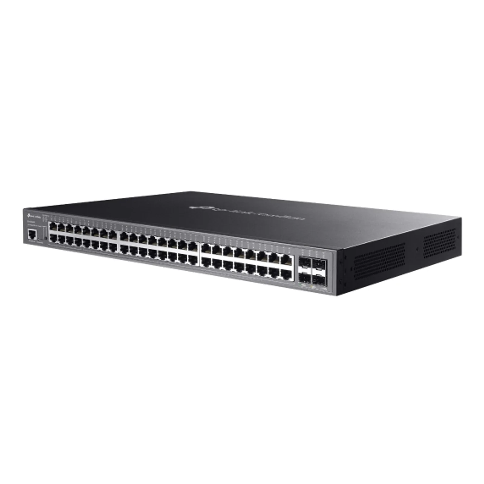TP-Link Omada SG3452XMPP commutateur réseau Géré L2+ Gigabit Ethernet (10/100/1000) Connexion Ethernet, supportant l'alimentation via ce port (PoE) 1U Noir