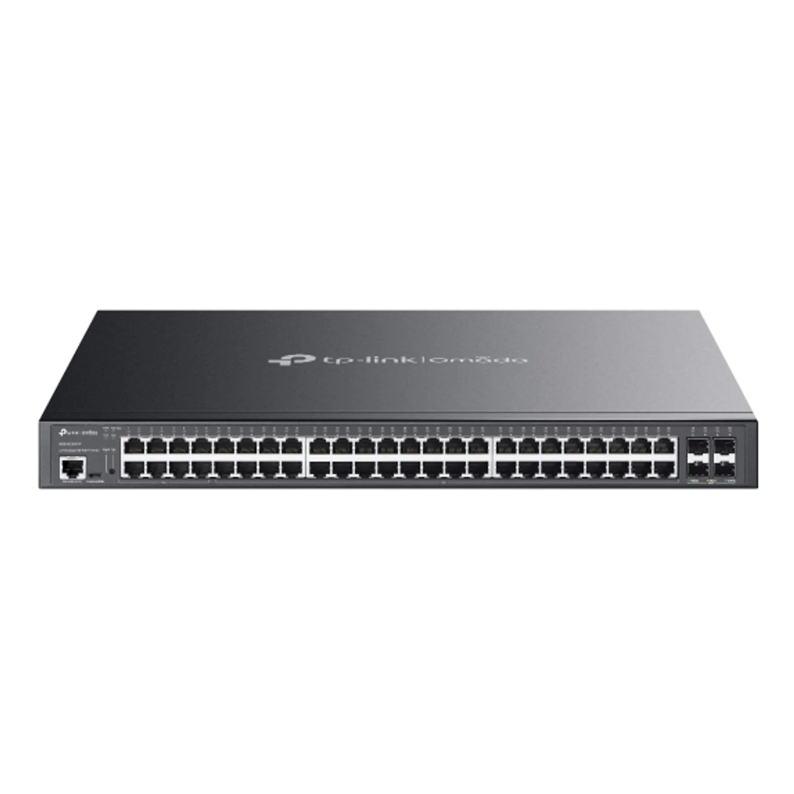 Omada SG3452XMPP commutateur réseau Géré L2+ Gigabit Ethernet (10/100/1000) Connexion Ethernet, supportant l'alimentation via ce port (PoE) 1U Noir