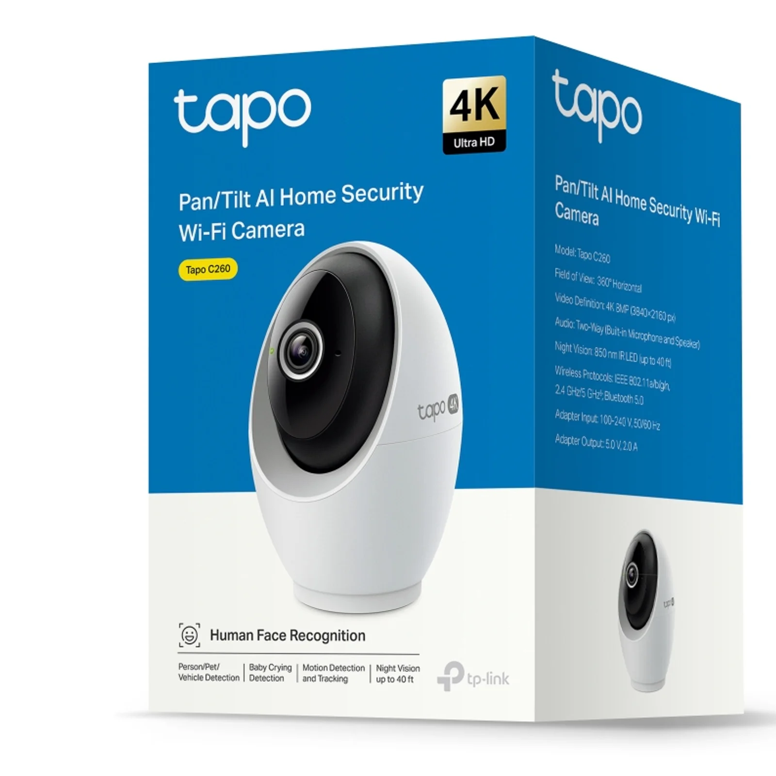 TP-Link Tapo C260 Caméra de sécurité IP Intérieure 3840 x 2160 pixels Plafond/Mur/Bureau