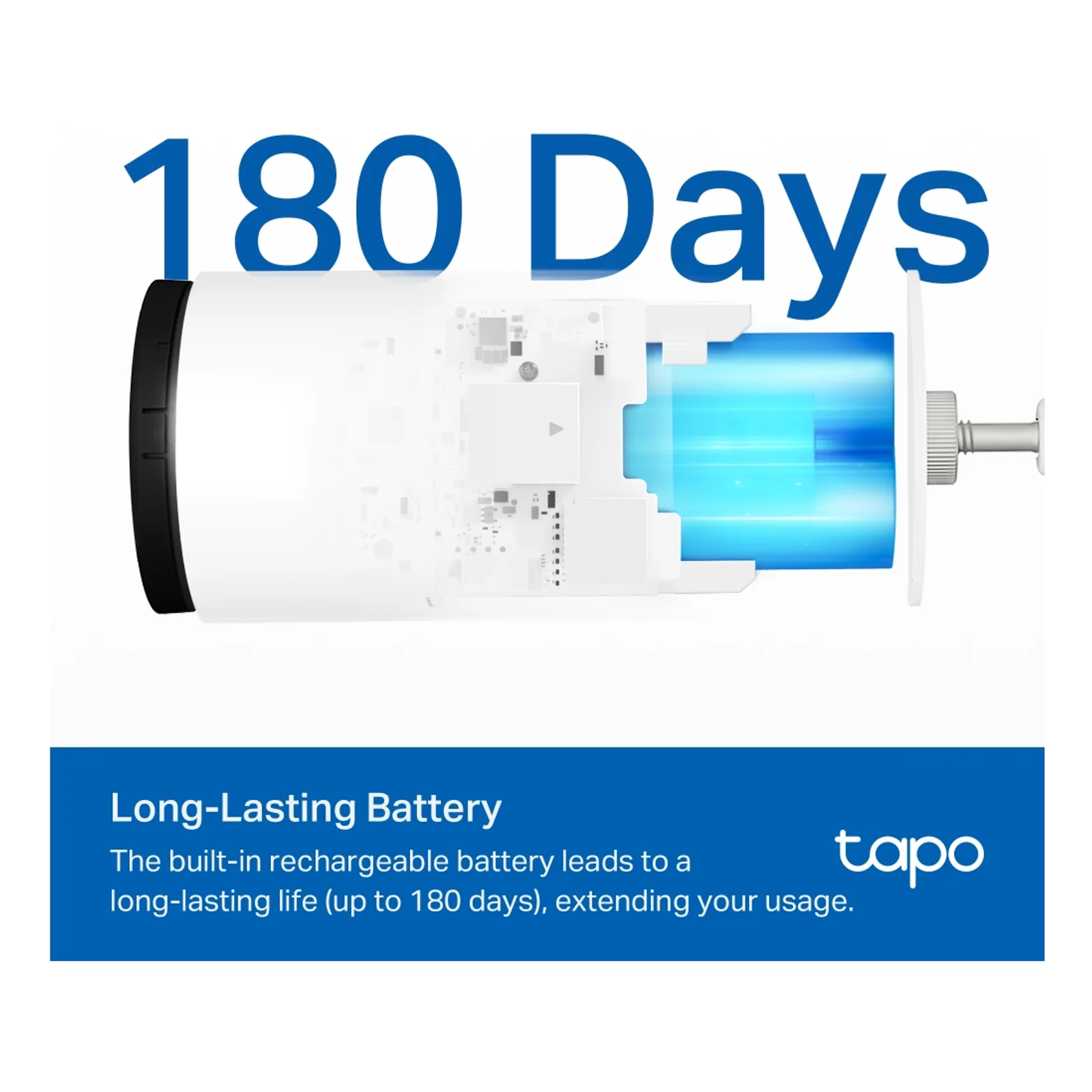 TP-Link Tapo C410 Balle (forme) Caméra de sécurité IP Extérieure 2304 x 1296 pixels Plafond/mur