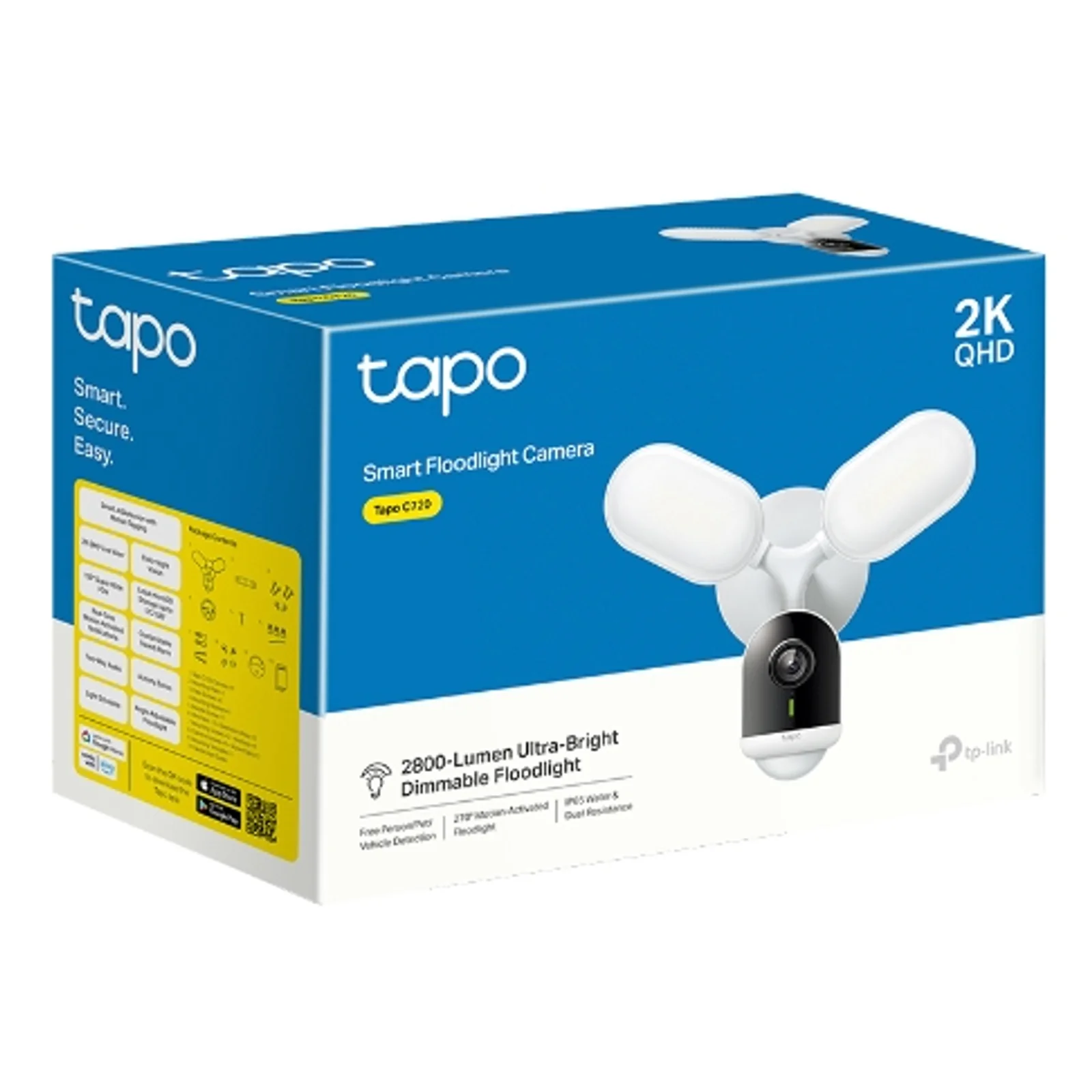 TP-Link Tapo C720 Caméra de sécurité IP Extérieure 2560 x 1440 pixels Mur