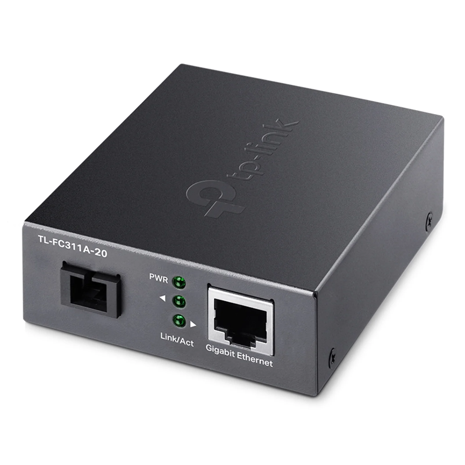 TL-FC311A-20 convertisseur de support réseau 1000 Mbit/s Monomode Noir