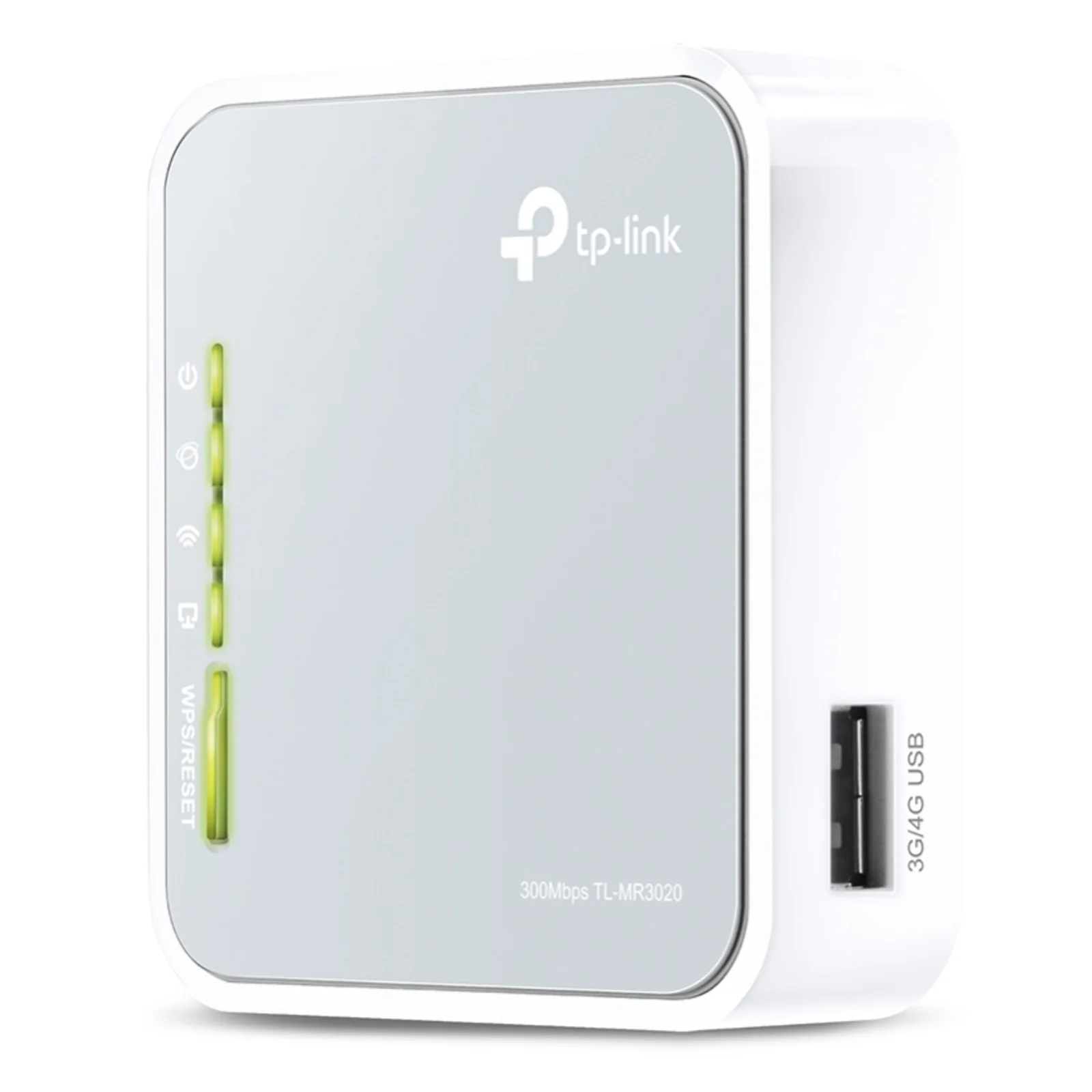 TL-MR3020 routeur sans fil Fast Ethernet Monobande (2,4 GHz) Gris, Blanc