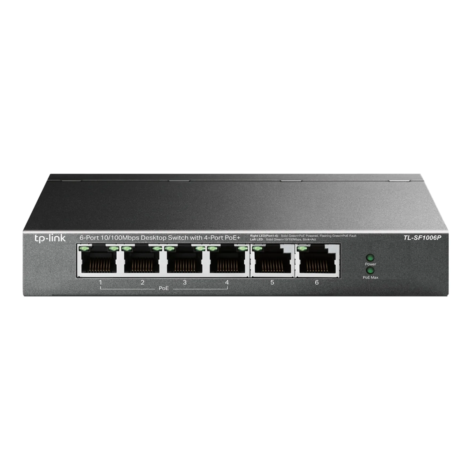 TL-SF1006P switch 6 ports PoE+ 67 W
