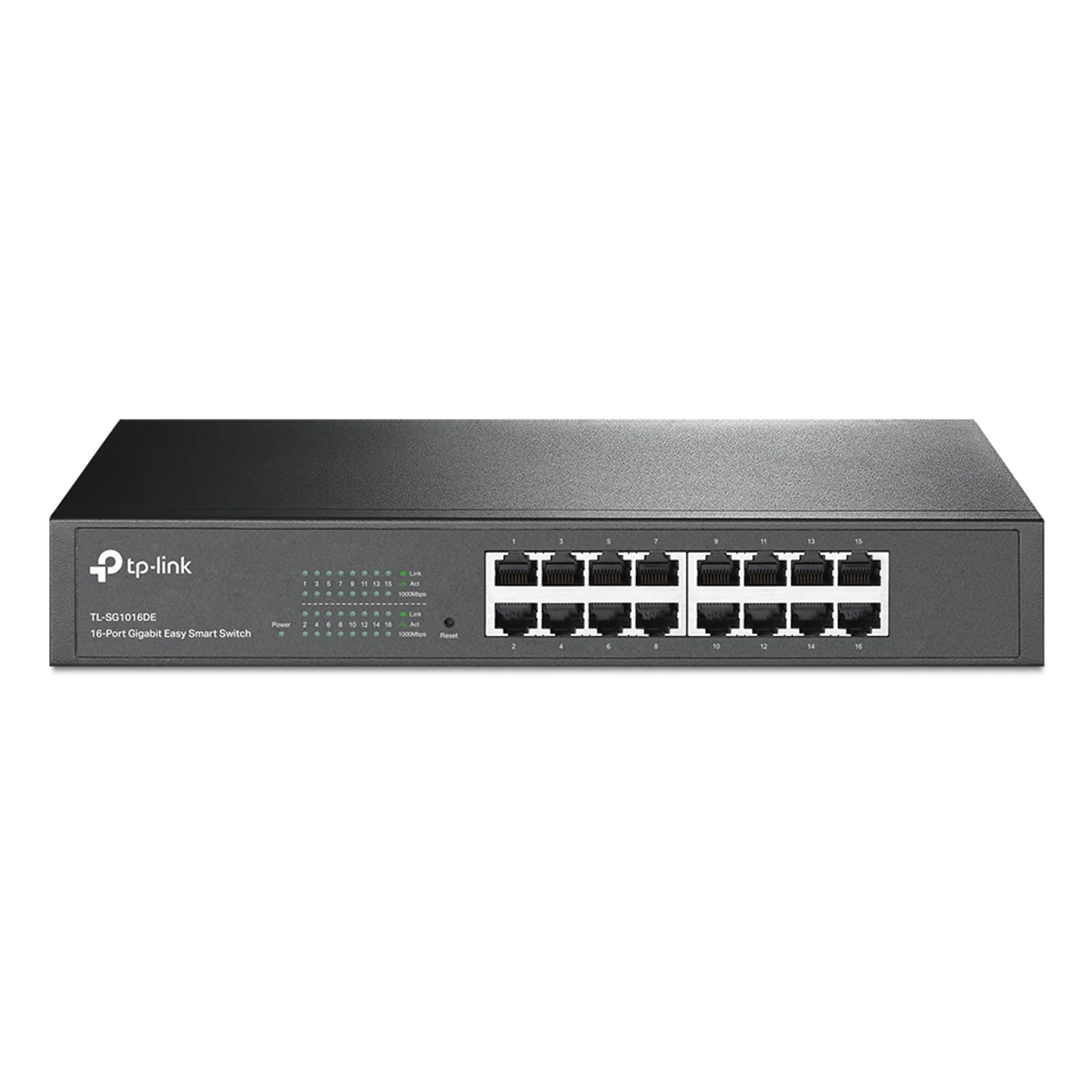 TL-SG1016DE Géré L2 Gigabit Ethernet (10/100/1000) 1U Noir