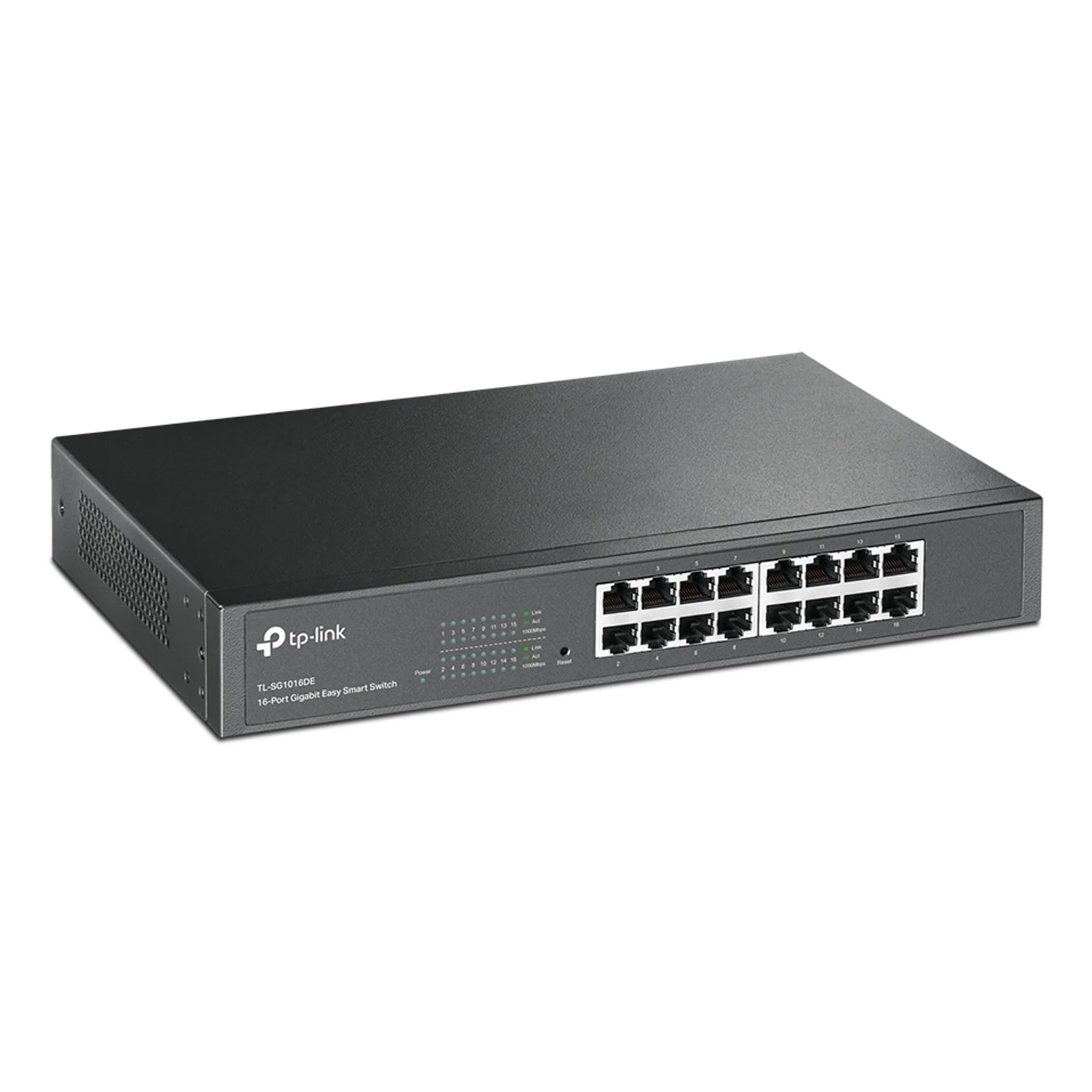 TP-Link TL-SG1016DE Géré L2 Gigabit Ethernet (10/100/1000) 1U Noir