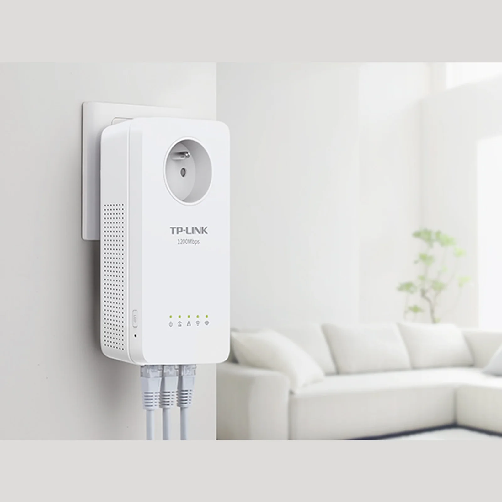 TP-Link TL-WPA8635P KIT 1200 Mbit/s Ethernet/LAN Wifi Blanc 2 pièce(s)