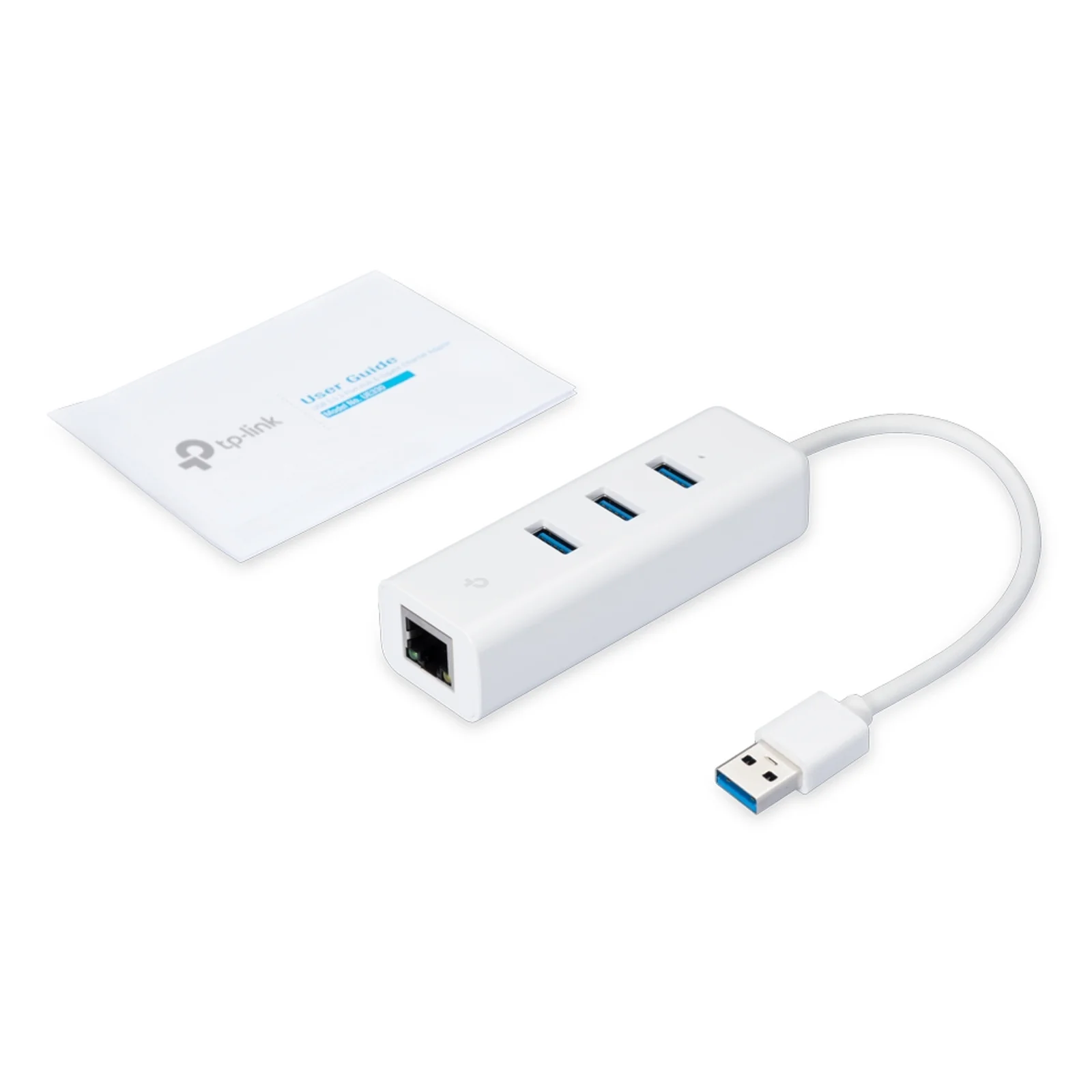 TP-Link UE330 station d'accueil Avec fil USB 3.2 Gen 1 (3.1 Gen 1) Type-A Blanc