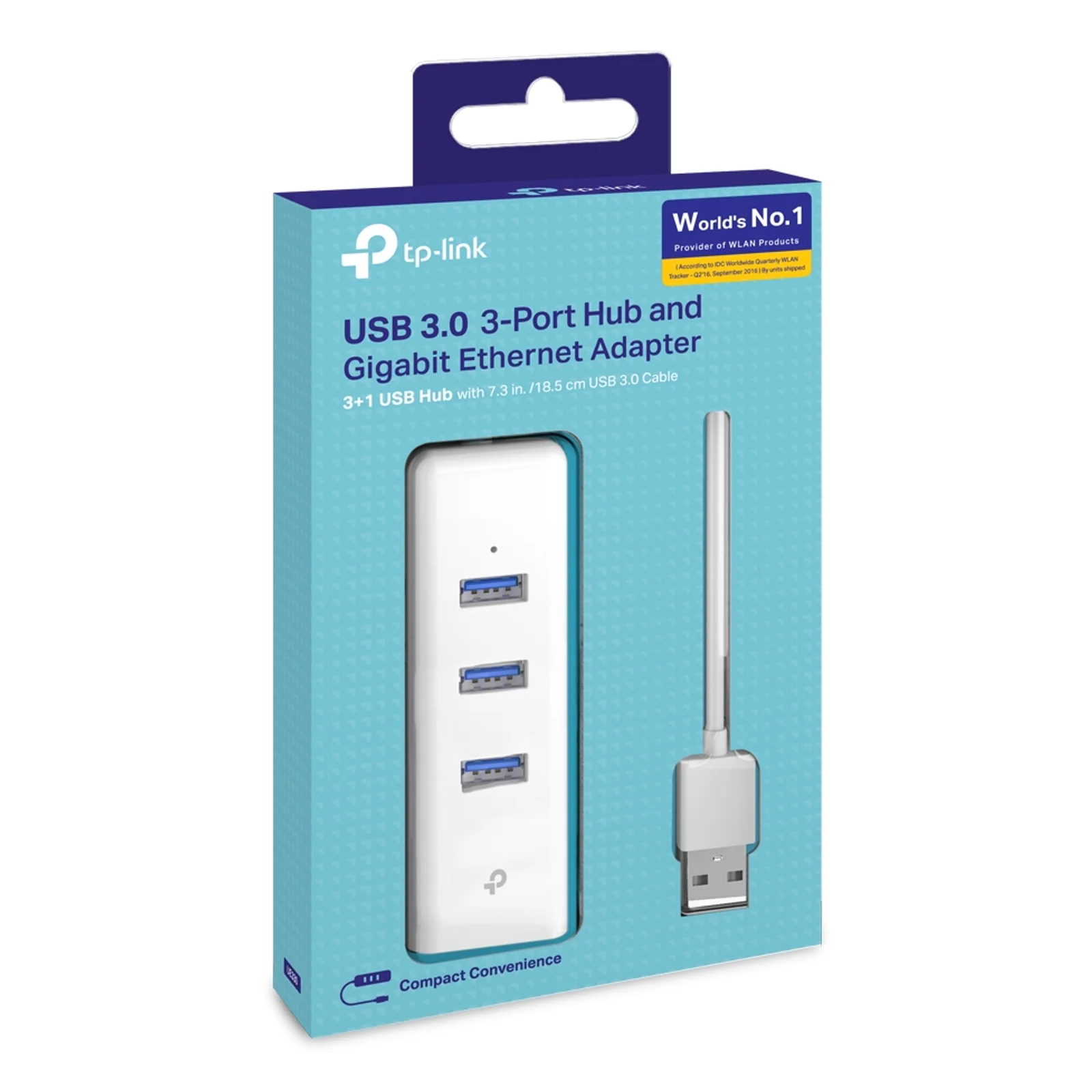 TP-Link UE330 station d'accueil Avec fil USB 3.2 Gen 1 (3.1 Gen 1) Type-A Blanc
