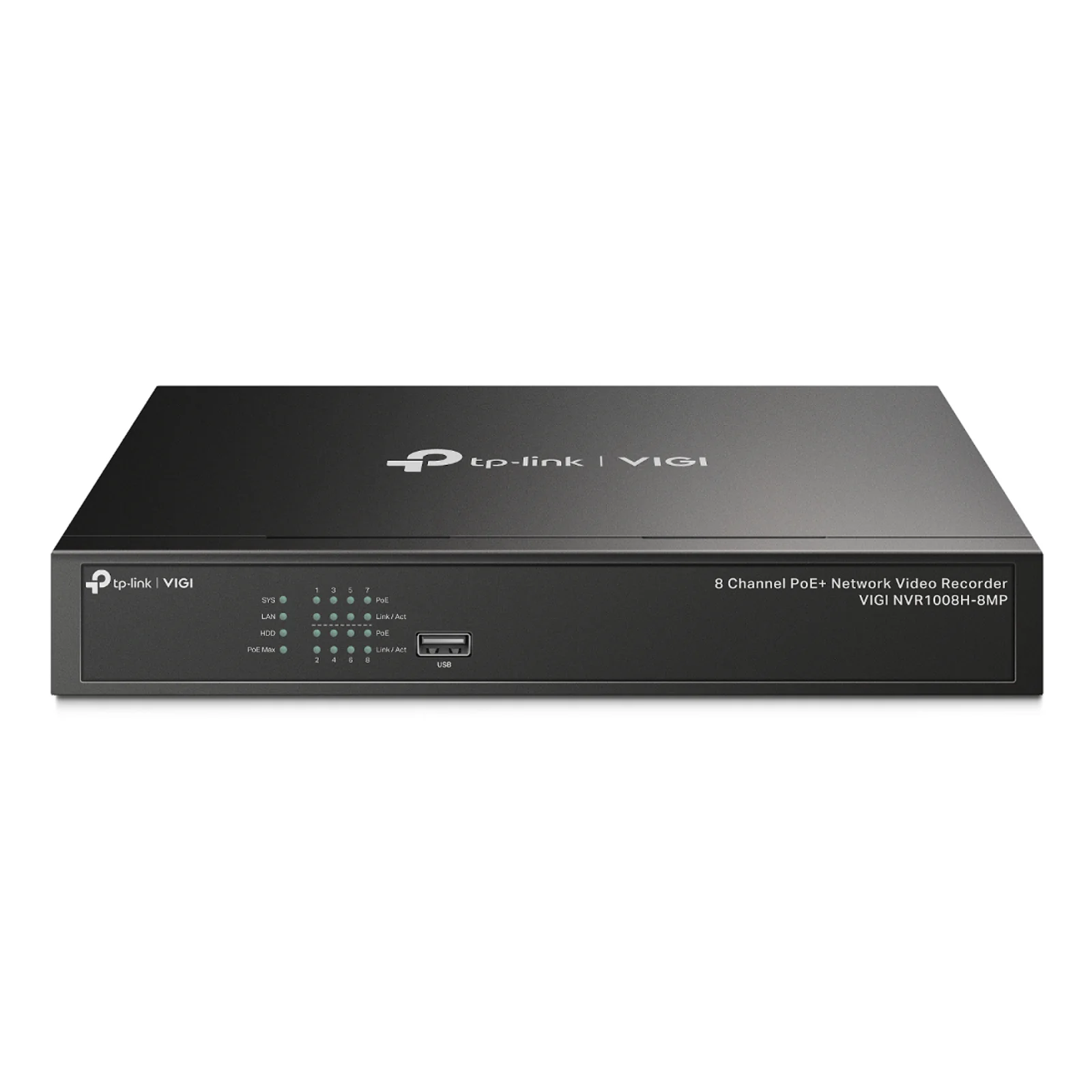 VIGI NVR1008H-8MP Enregistreur vidéo sur réseau Noir