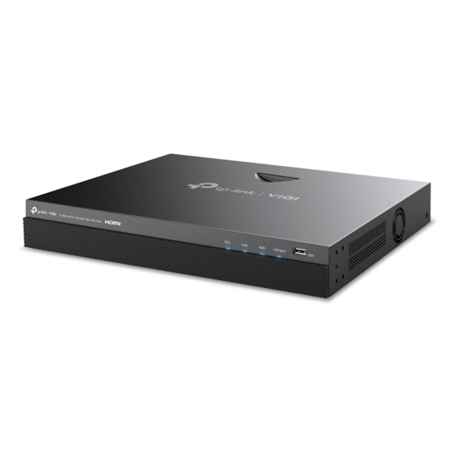 TP-Link VIGI NVR2008H-8MP Enregistreur vidéo sur réseau Noir