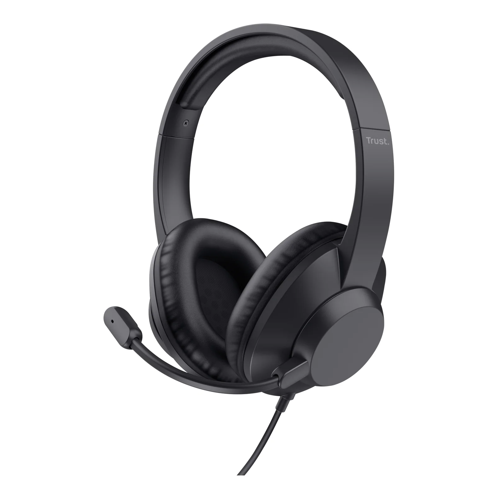 Ayda Max Casque Avec fil Arceau Bureau/Centre d'appels Noir