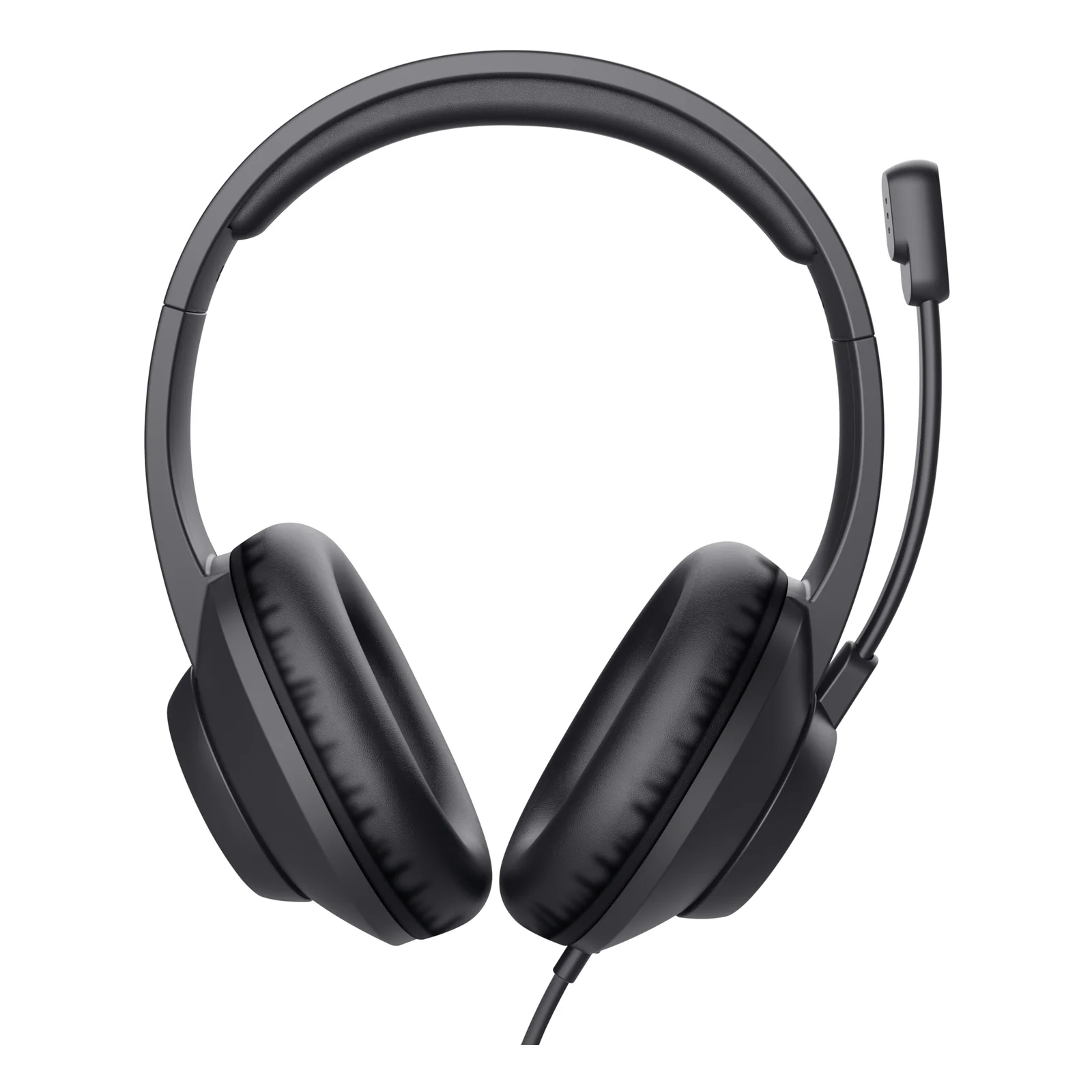 Trust Ayda Max Casque Avec fil Arceau Bureau/Centre d'appels Noir
