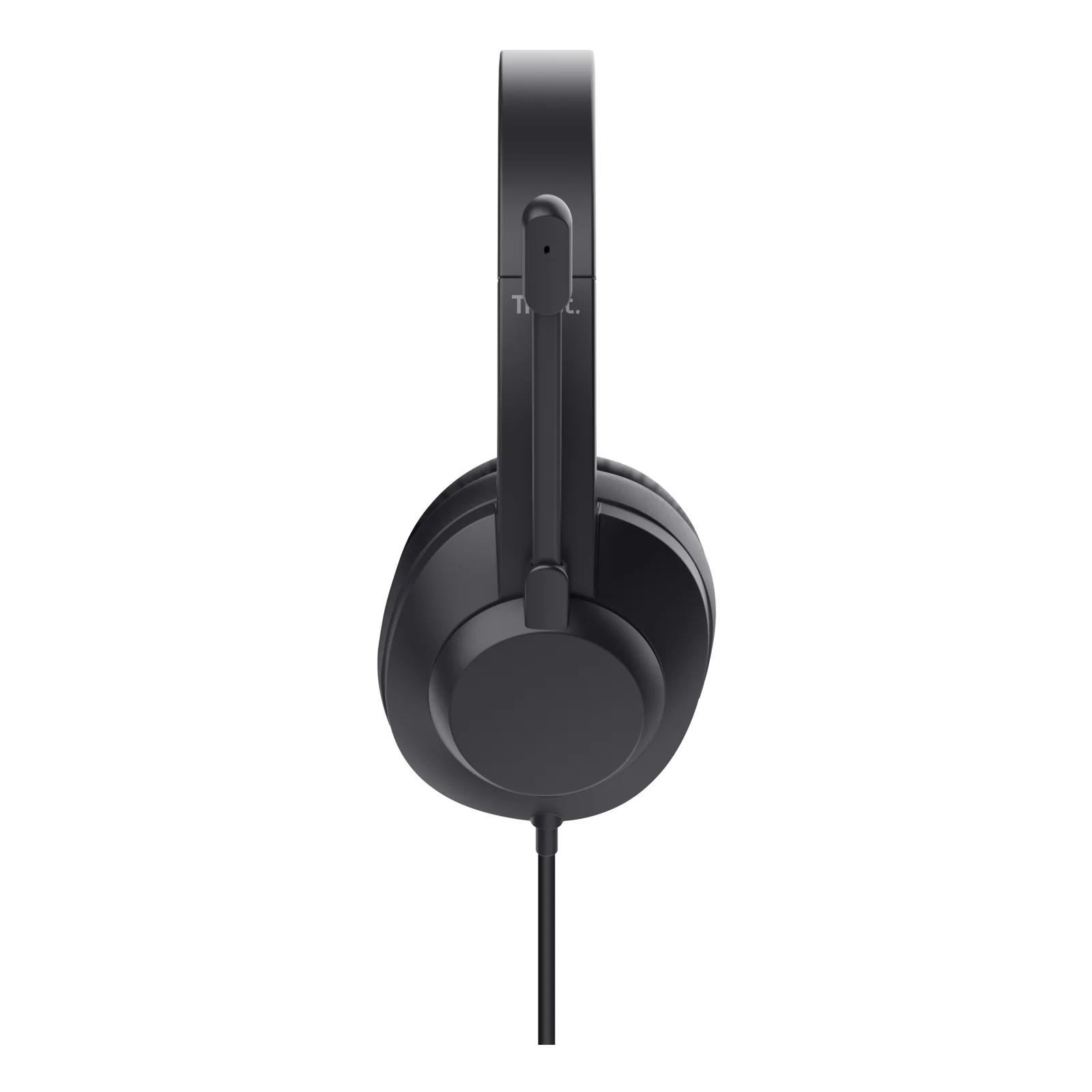Casque arceau Trust Ayda Max, profil gauche, arceau réglable, câble USB pendant