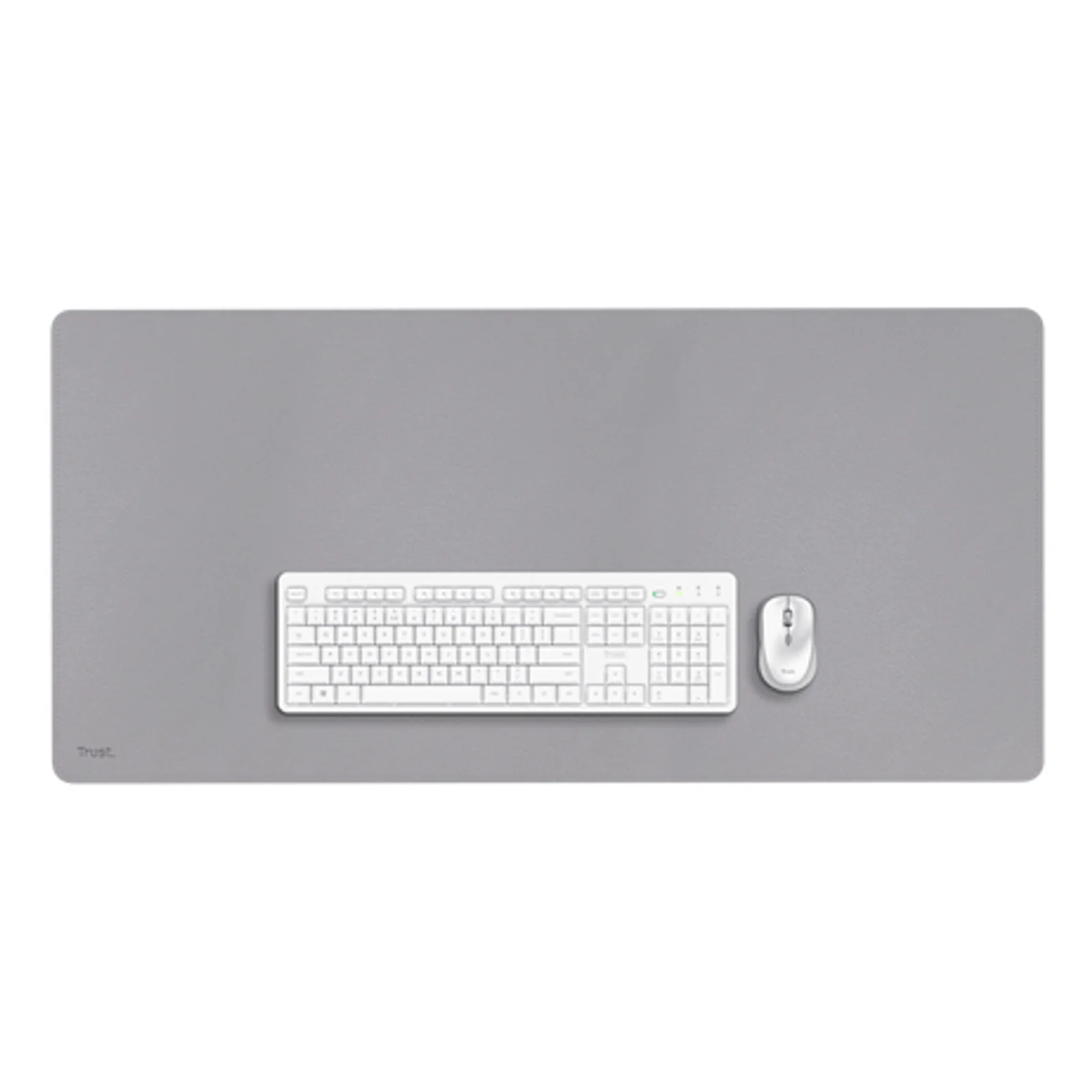 Trust Benya XXL sous-mains Polyvinyl chloride (PVC) Gris