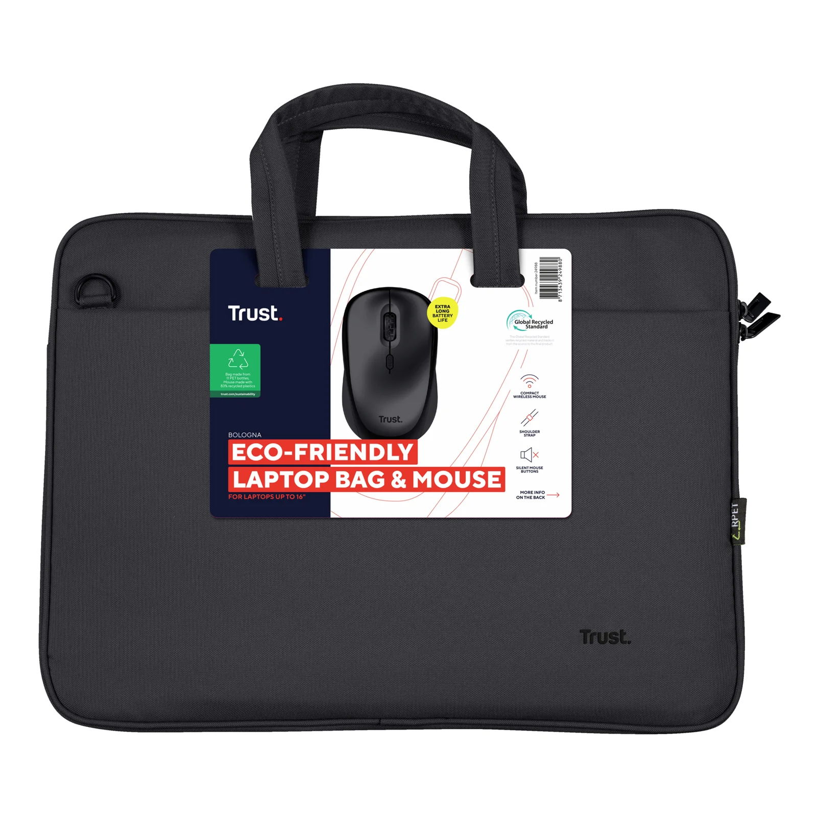 Trust Bologna 40,6 cm (16") Malette Noir