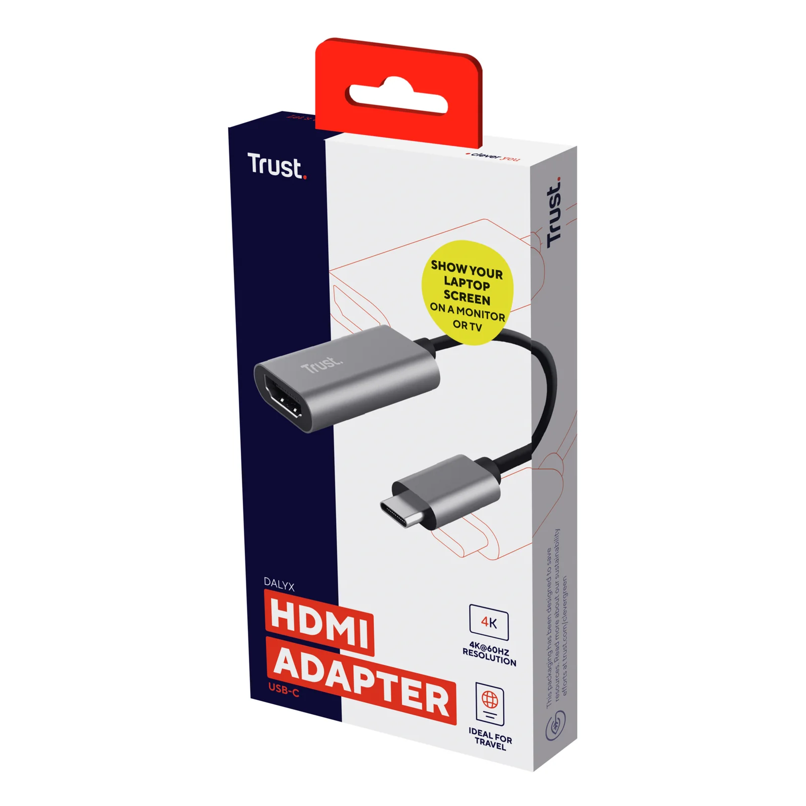 Trust Dalyx adaptateur graphique USB Gris
