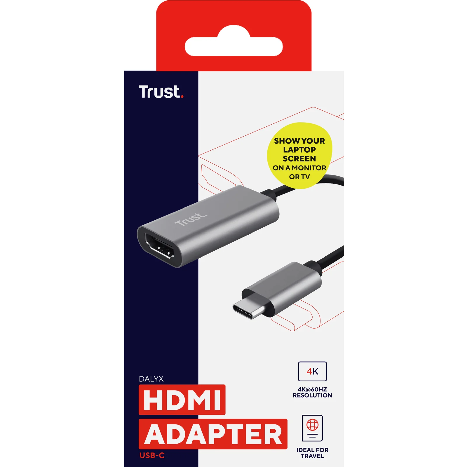 Trust Dalyx adaptateur graphique USB Gris