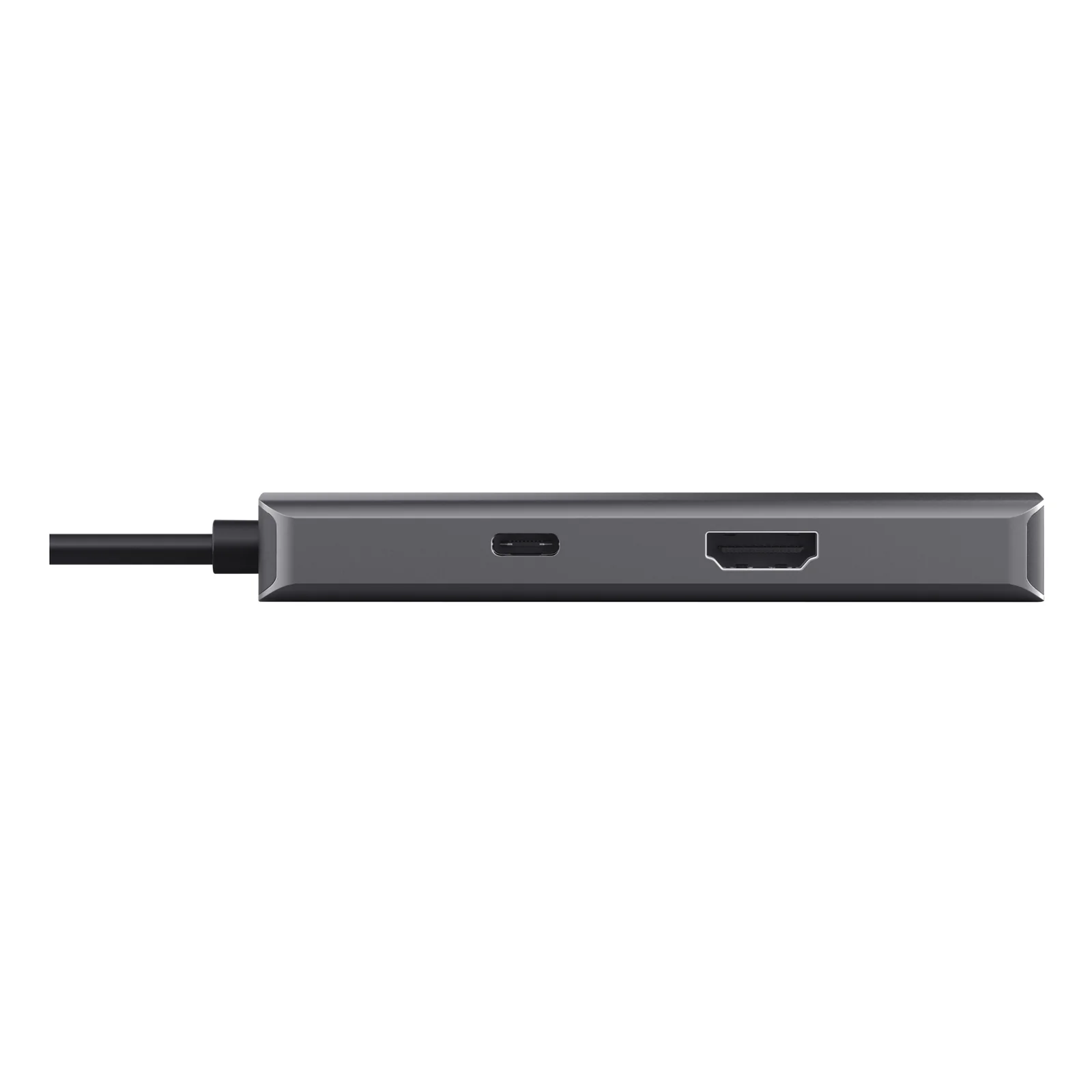 Face latérale du Trust Dalyx 24968 avec port USB-C et sortie HDMI