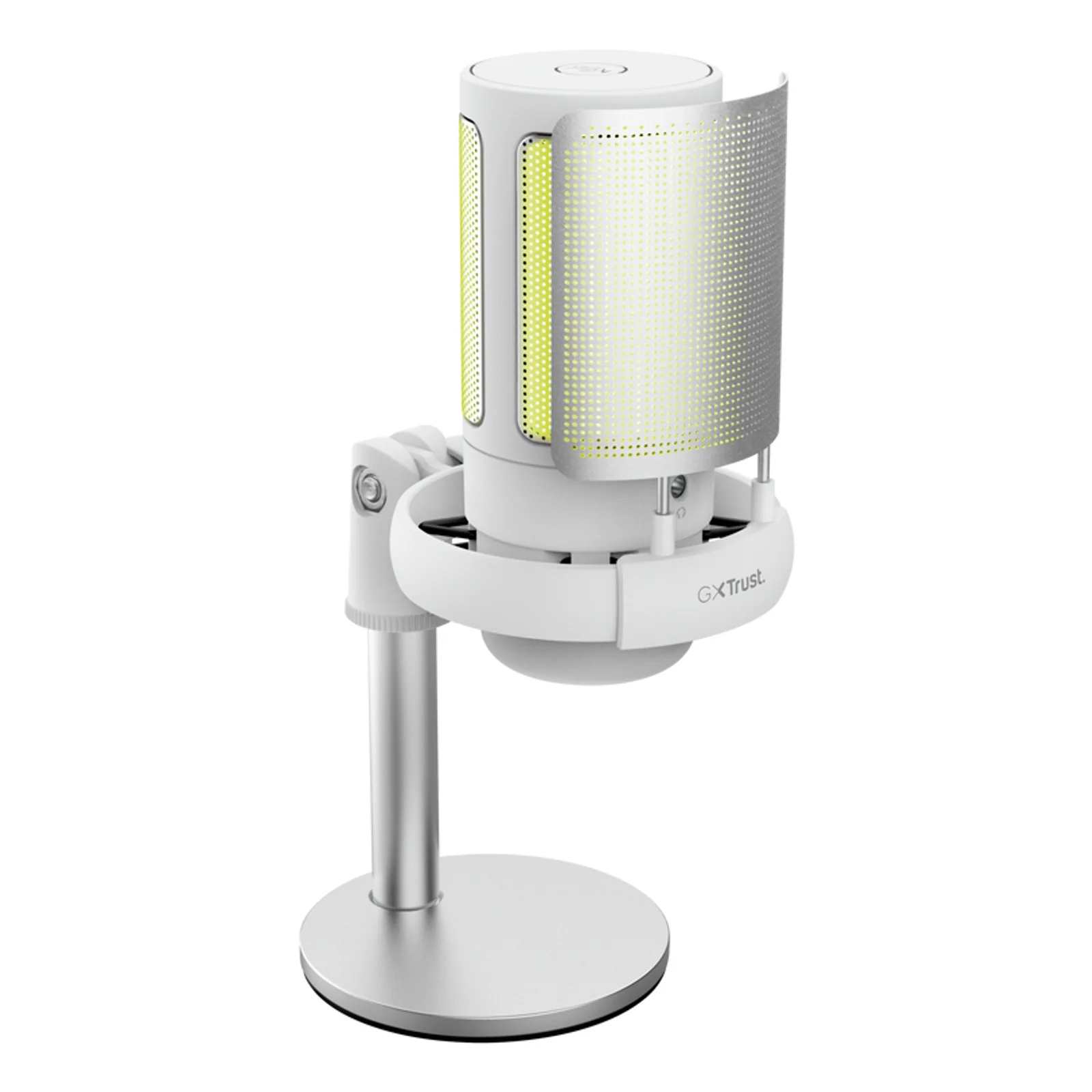 Trust GXT 238W Auron Gris, Blanc Microphone pour podcast