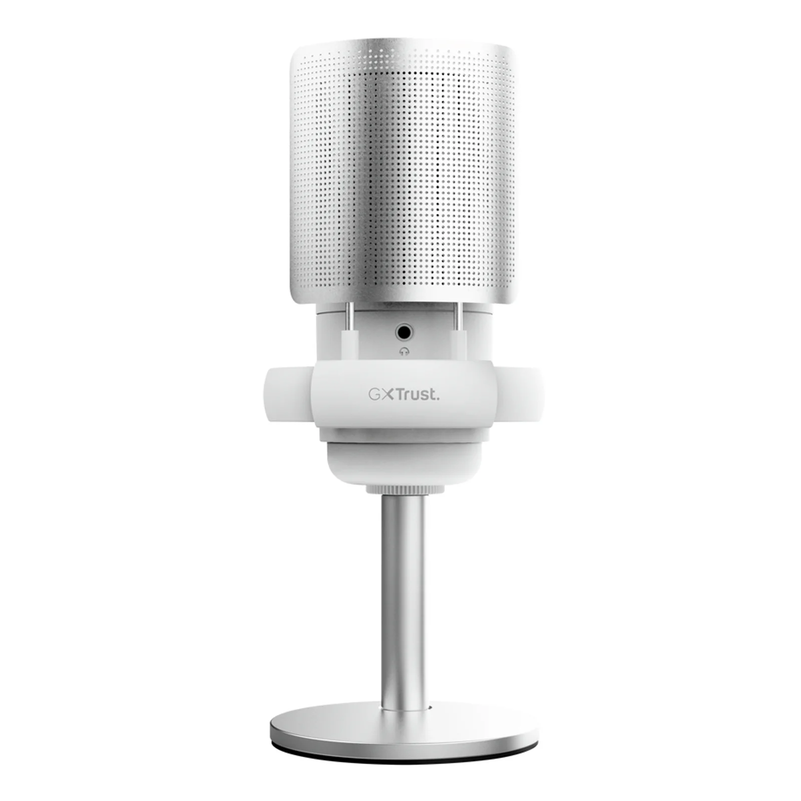 Trust GXT 238W Auron Gris, Blanc Microphone pour podcast