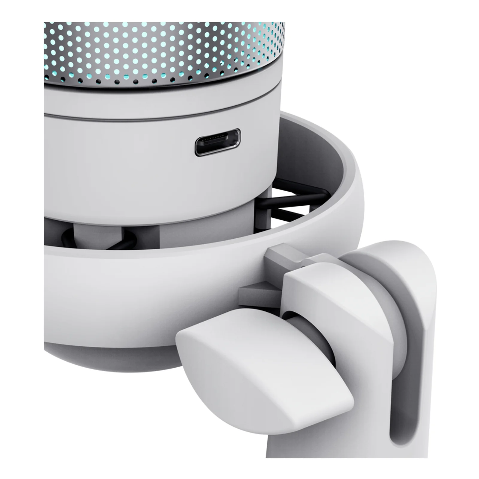 Trust GXT 238W Auron Gris, Blanc Microphone pour podcast