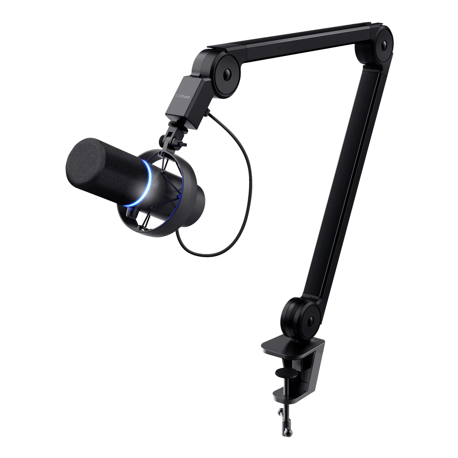GXT 255+ Onyx, micro USB cardioïde avec bras articulé