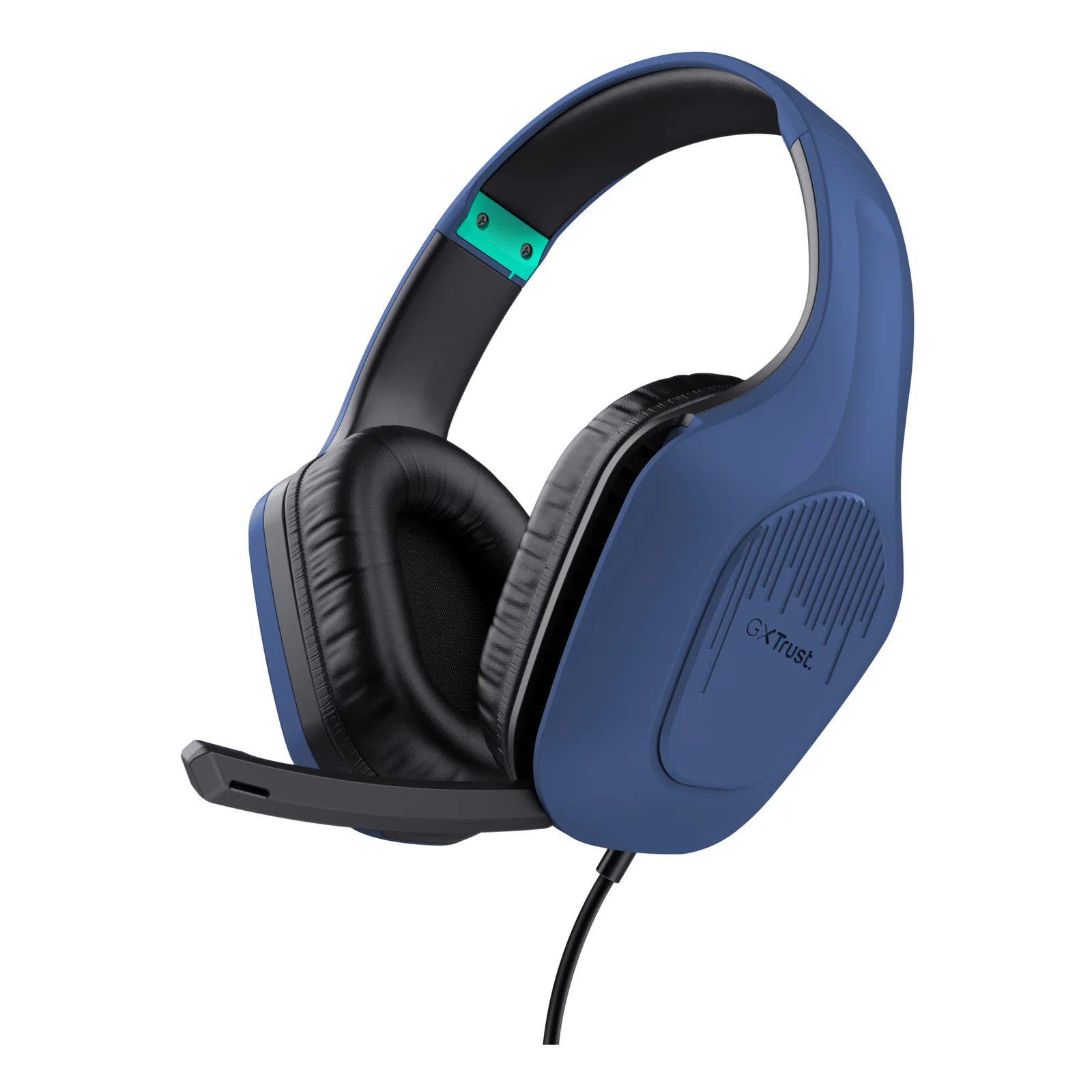 GXT 415B Zirox, casque gaming filaire jack 3,5 mm bleu