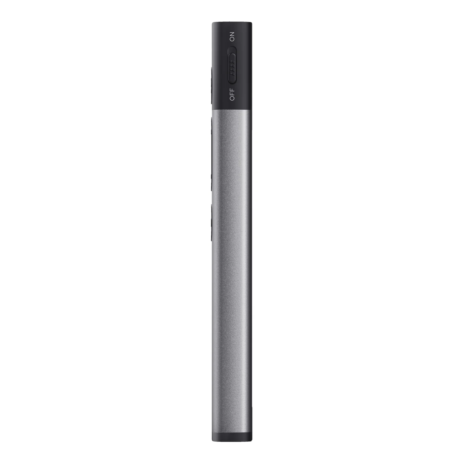 Trust Kazun de profil, design crayon ultra-fin, boîtier aluminium mat, fond blanc