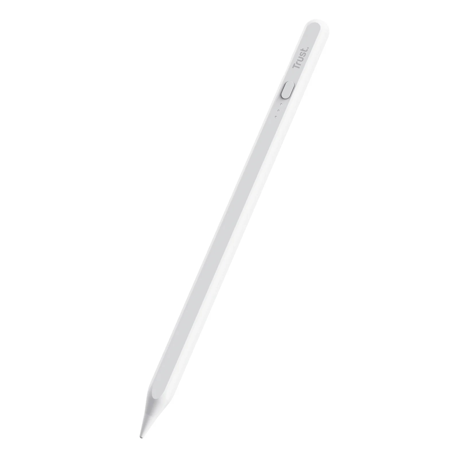 Stylet Trust Kyna blanc, vue légèrement de biais, fond blanc