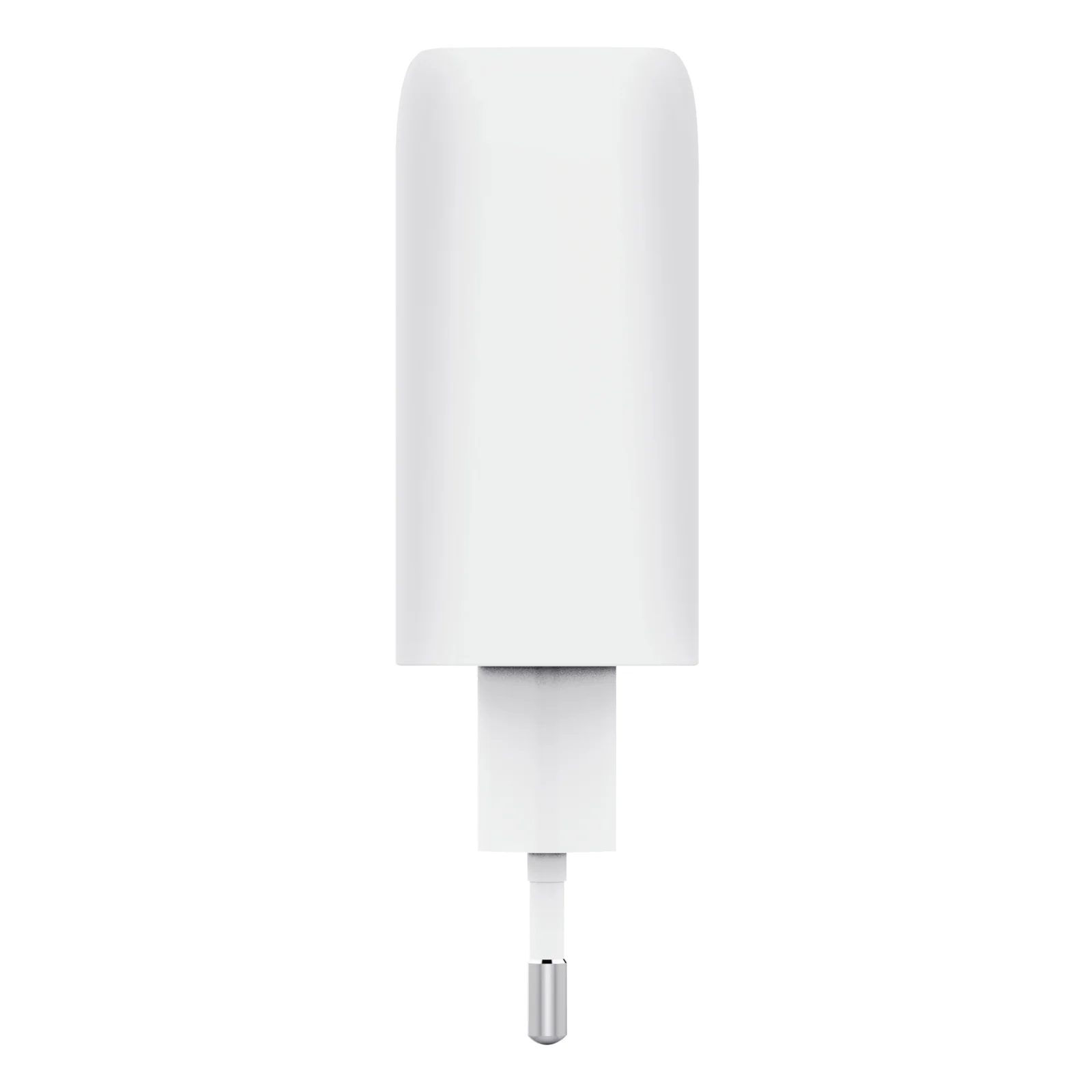 Profil du chargeur Trust Maxo blanc, fiche EU deux broches ronde