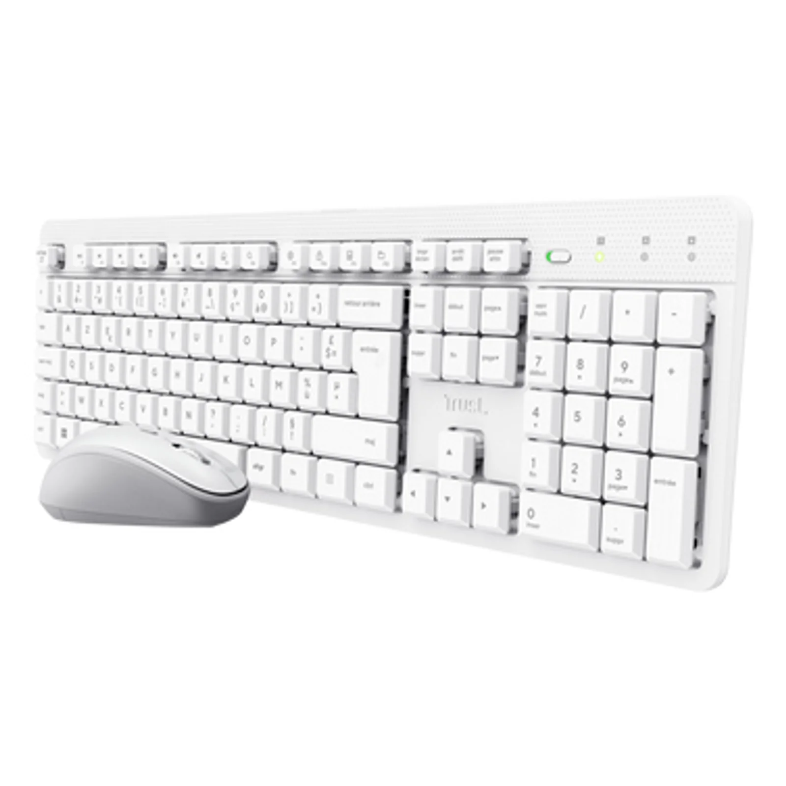 Ody II, pack clavier souris sans fil AZERTY blanc